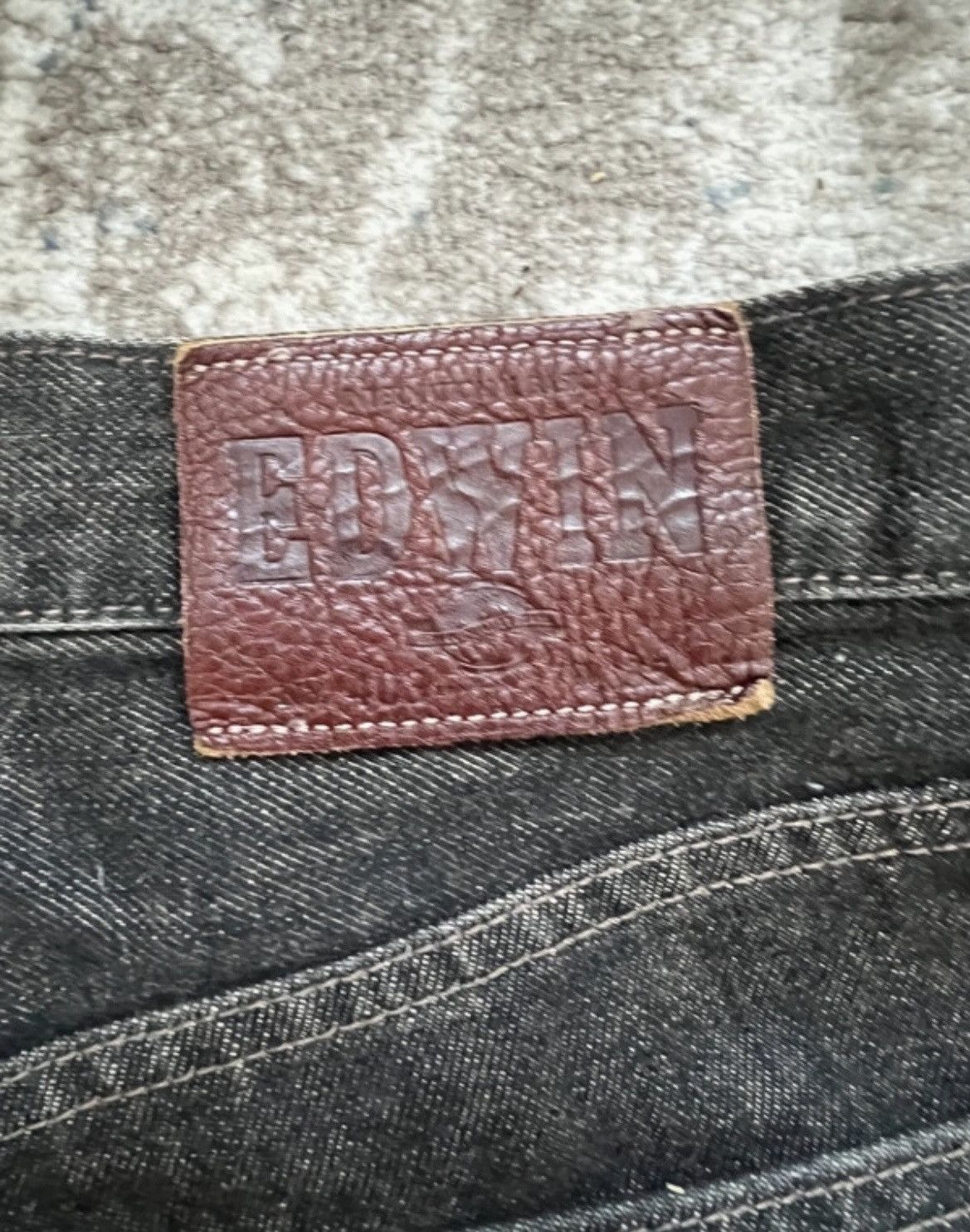 Edwin Vintage 90er Jahre Edwin Japan Washed Denim Size US 35 - 4 Thumbnail