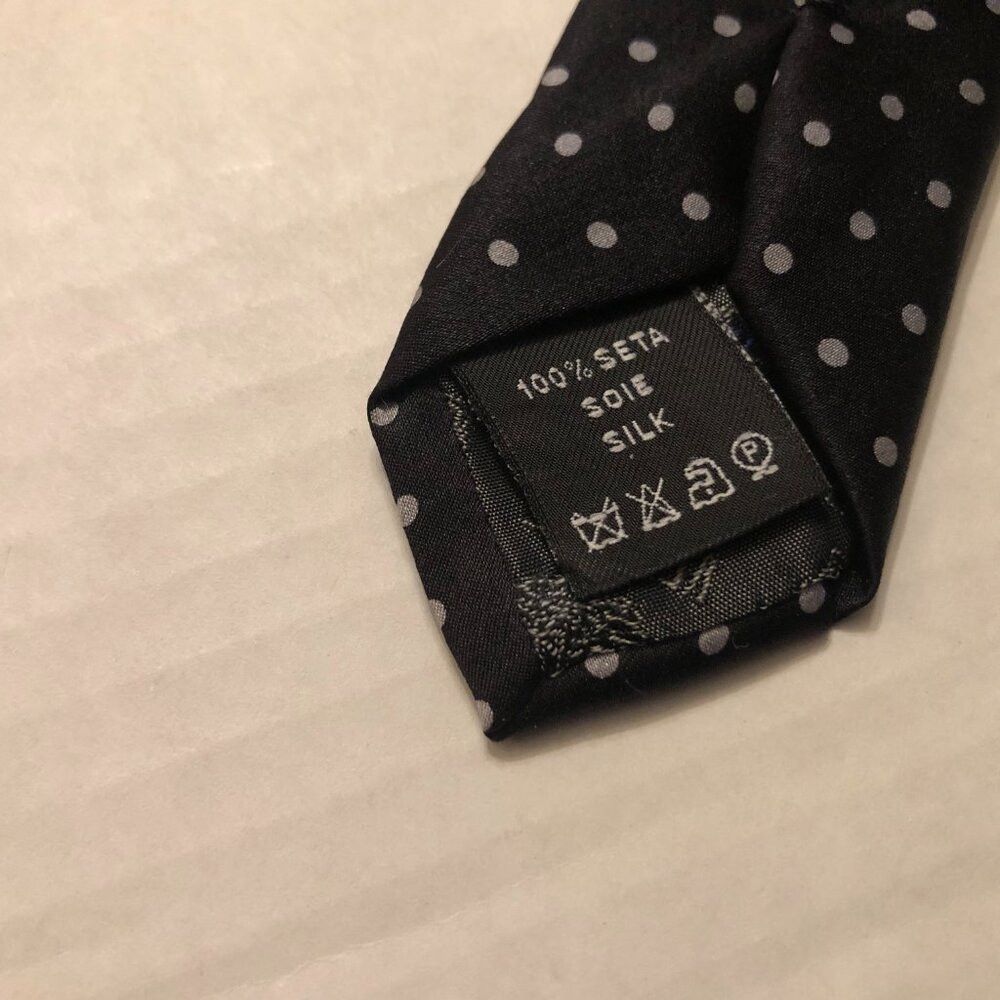 Versace VERSACE MEN'S BLACK 100%SILK TIE 3 3/4" X 60" MADE IN ITALY Size ONE SIZE - 10 Thumbnail
