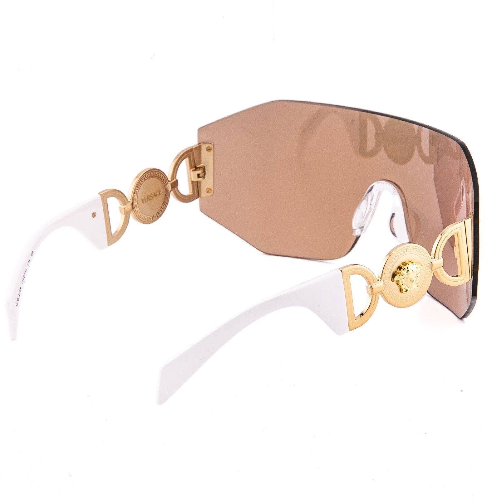 Versace VERSACE 2258 MEDUSA BIGGIE Mask VE2258 Unisex Sunglasses Size ONE SIZE - 4 Thumbnail