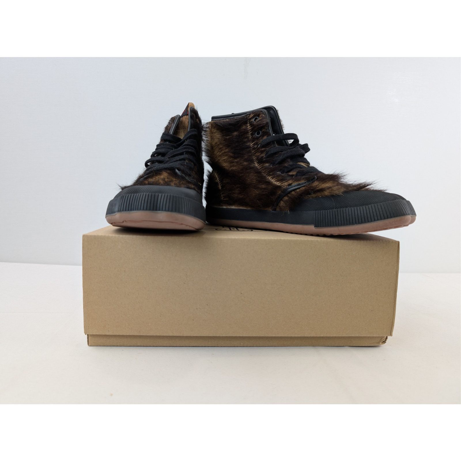 Vivienne Westwood o1rshd1 Animal Gym High Top Sneakers in Brown Size US 10 / EU 43 - 19 Thumbnail