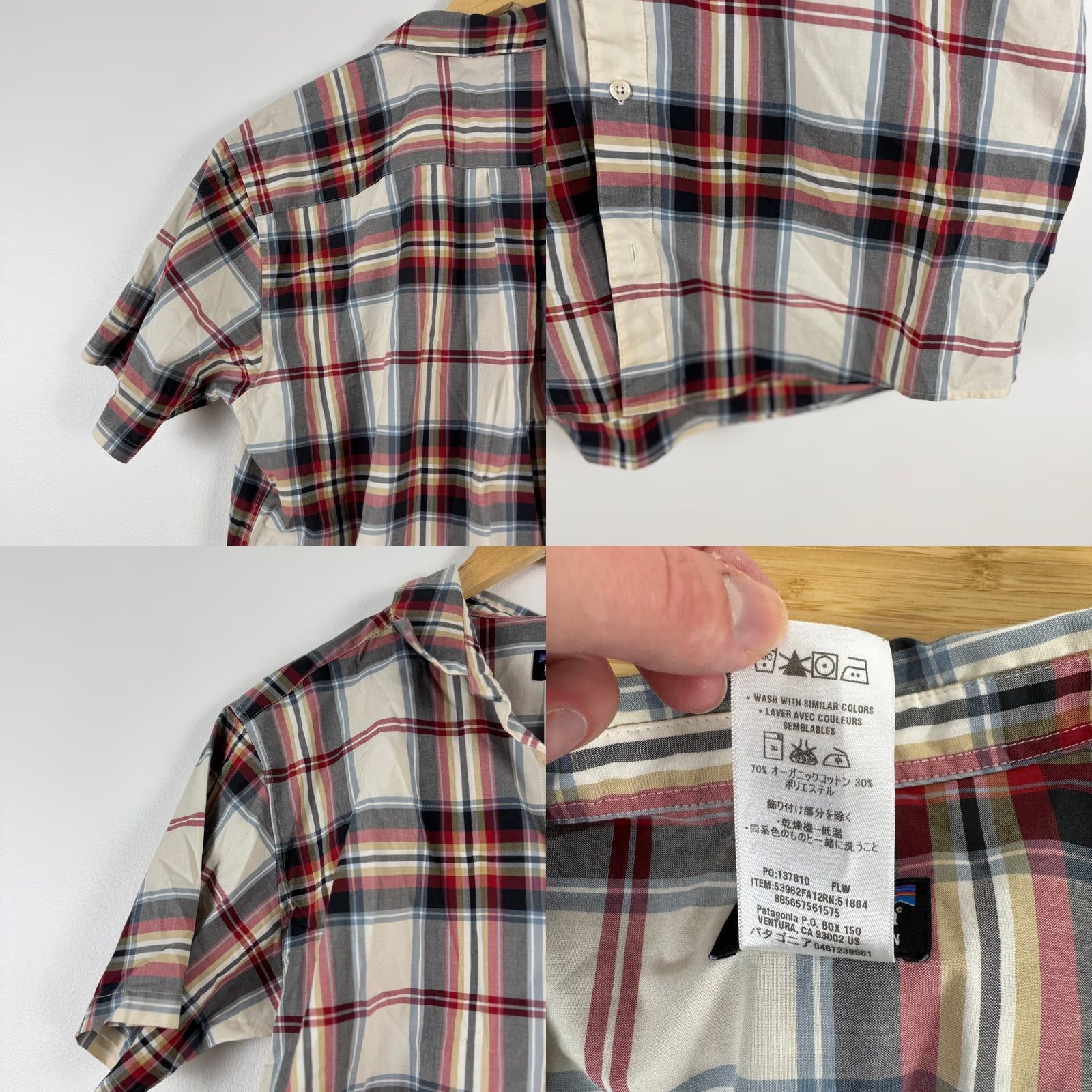 Patagonia Patagonia Shirt Men's L Organic Cotton Plaid Button Up Casual Outdoor Size US L / EU 52-54 / 3 - 8 Thumbnail