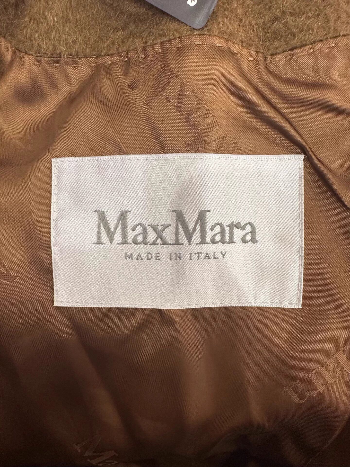 Max Mara MaxMara Railto Women's Camel Hair Hooded Gown 32 Size XXS / US 00 / IT 34 - 6 Thumbnail