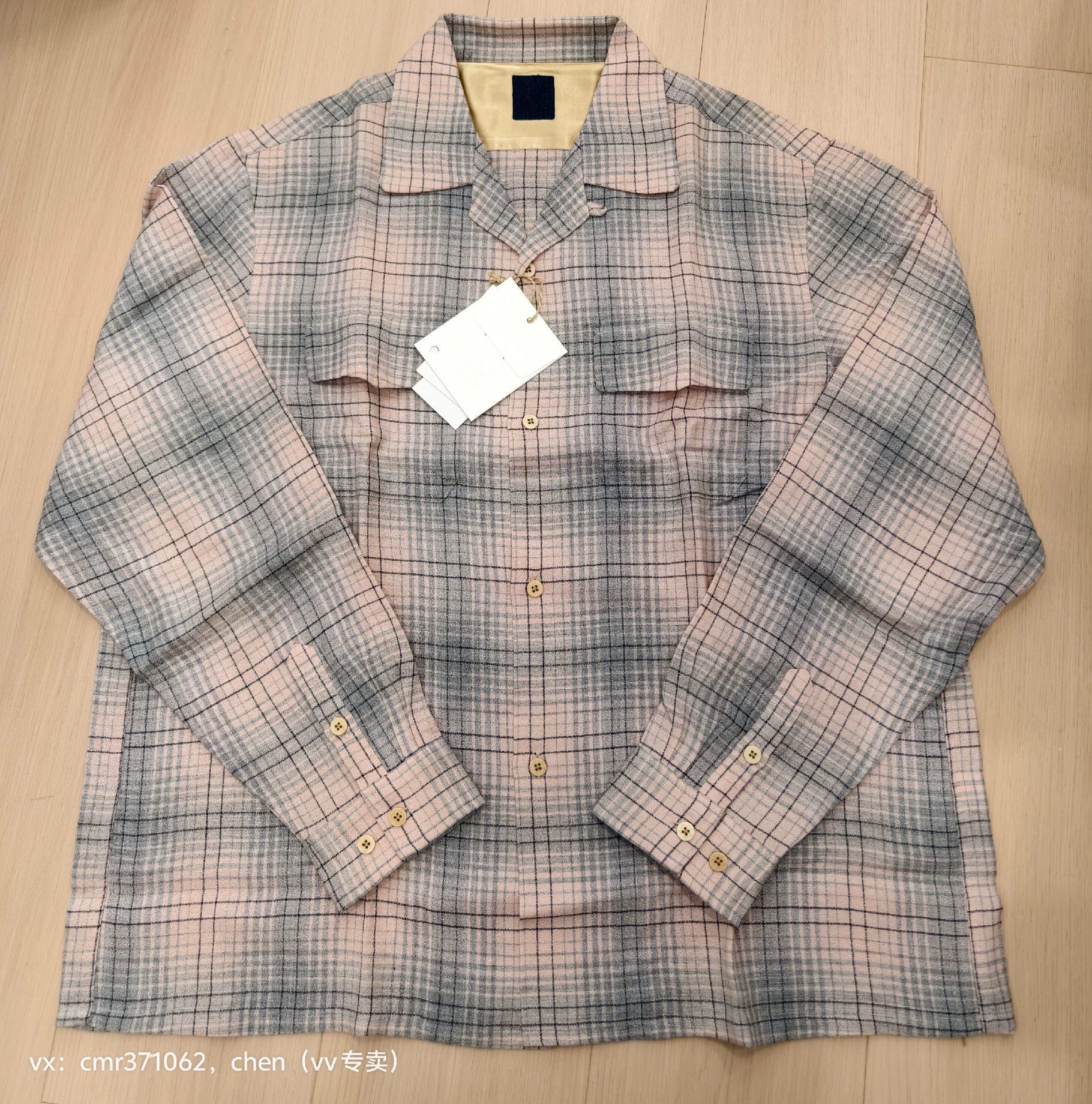 Visvim VISVIM 24ICT KEESEY CHECK LS SHIRT BLK 3/5 PNK 3/5 Size US L / EU 52-54 / 3 - 1 Thumbnail