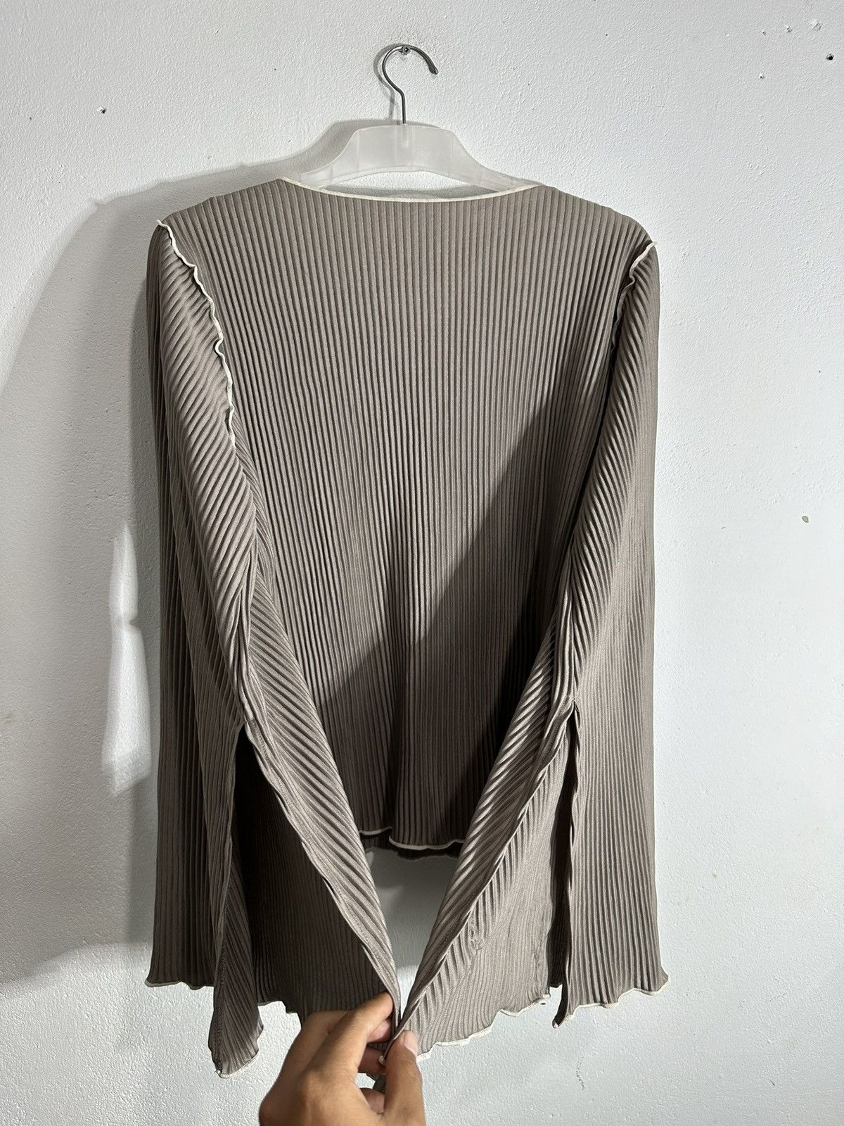 Japanese Brand 2000s UNDEFINED PLEATS LUTIQUE ISSEY MIYAKE YOHJI STYLE Size L / US 10 / IT 46 - 8 Thumbnail