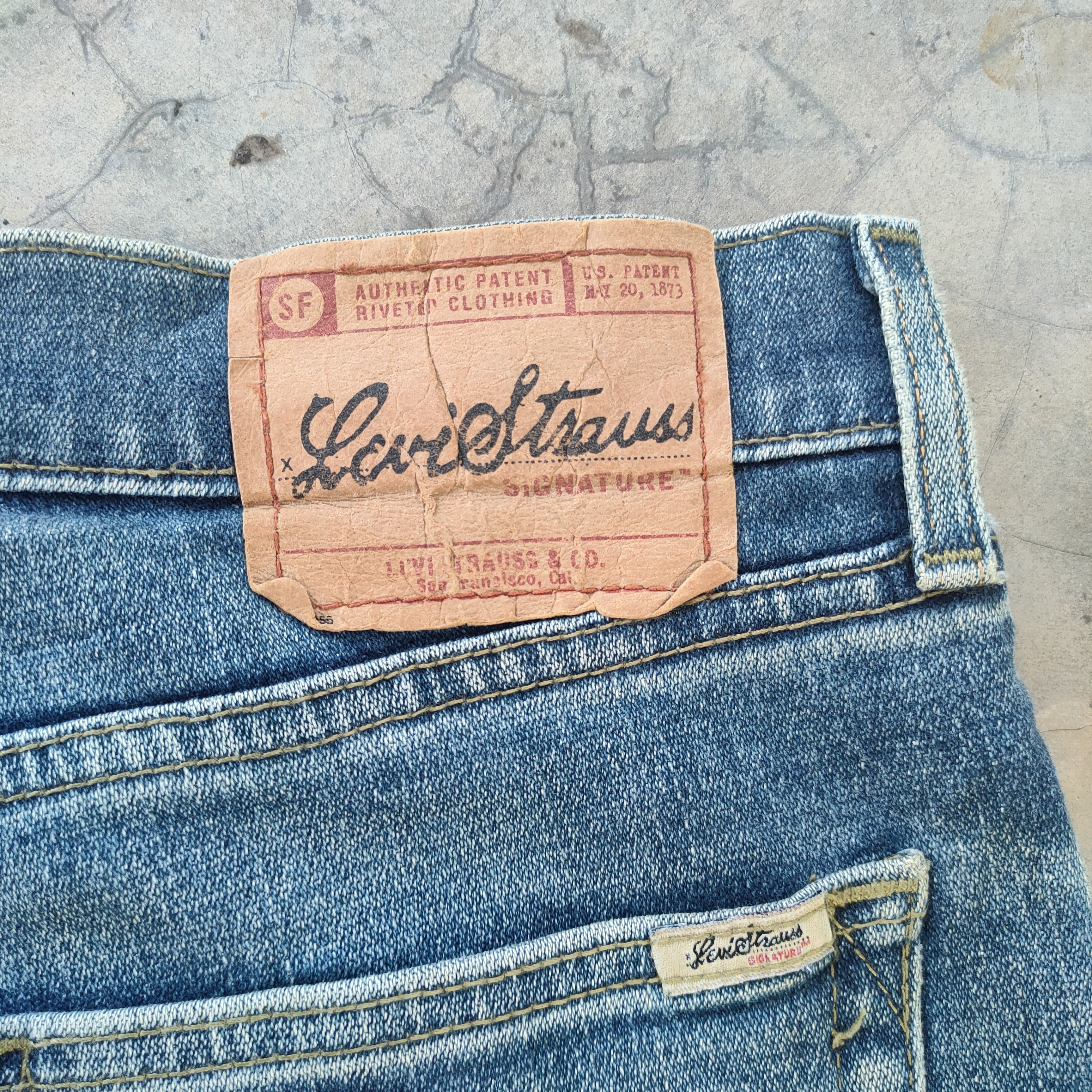 Levi's W36 VINTAGE SIGNATURE FADED RIPPEP JEAN DENIM PANTS Size US 36 / EU 52 - 11 Thumbnail
