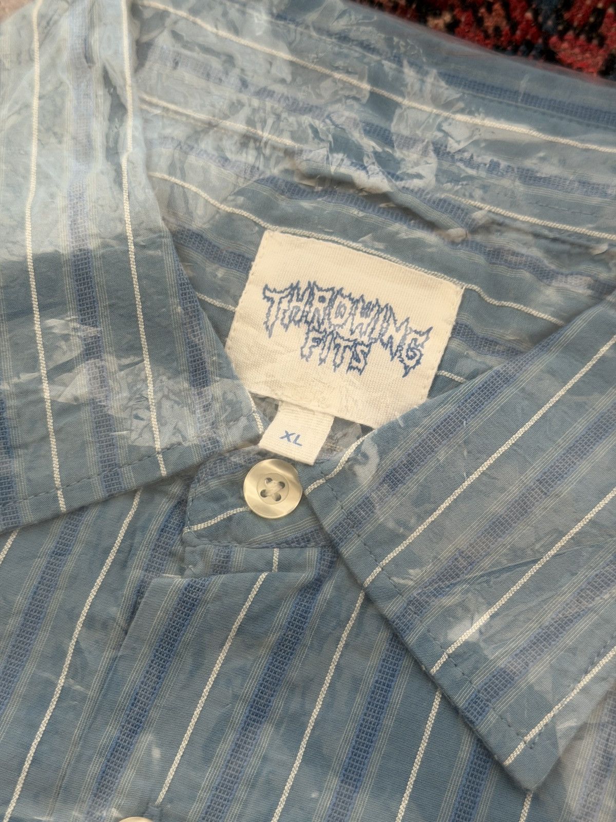 Throwing Fits Throwing Fits Blue Chip Margin Shirt - NEW Size US XL / EU 56 / 4 - 1 Thumbnail