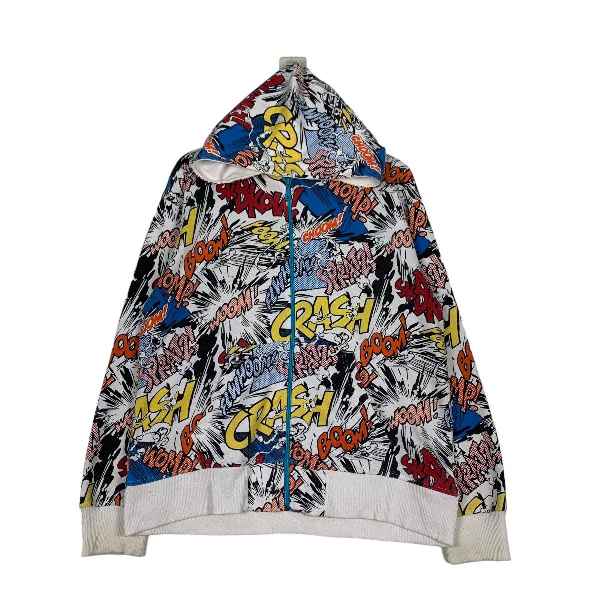 Japanese Brand DEFECTIVE STRUCT Fullprint Comics Zipper Hoodies #0578-C26 Size US L / EU 52-54 / 3 - 1 Thumbnail