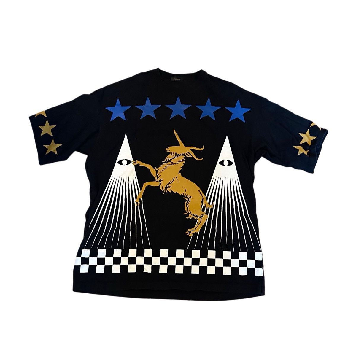 Undercover Men’s Undercover SS17 Unicorn Short Sleeve T Shirt Size US M / EU 48-50 / 2 - 1 Thumbnail