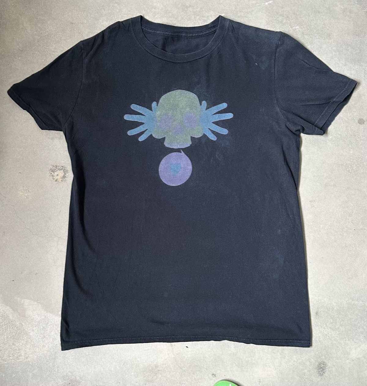 Vintage JAPANESE SKULL LOVE TEE Size US M / EU 48-50 / 2 - 1 Thumbnail