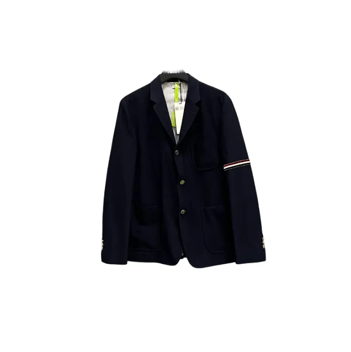 Thom Browne Thom Browne Long Sleeve Blazer with Striped Detail Size US M / EU 48-50 / 2 - 1 Thumbnail