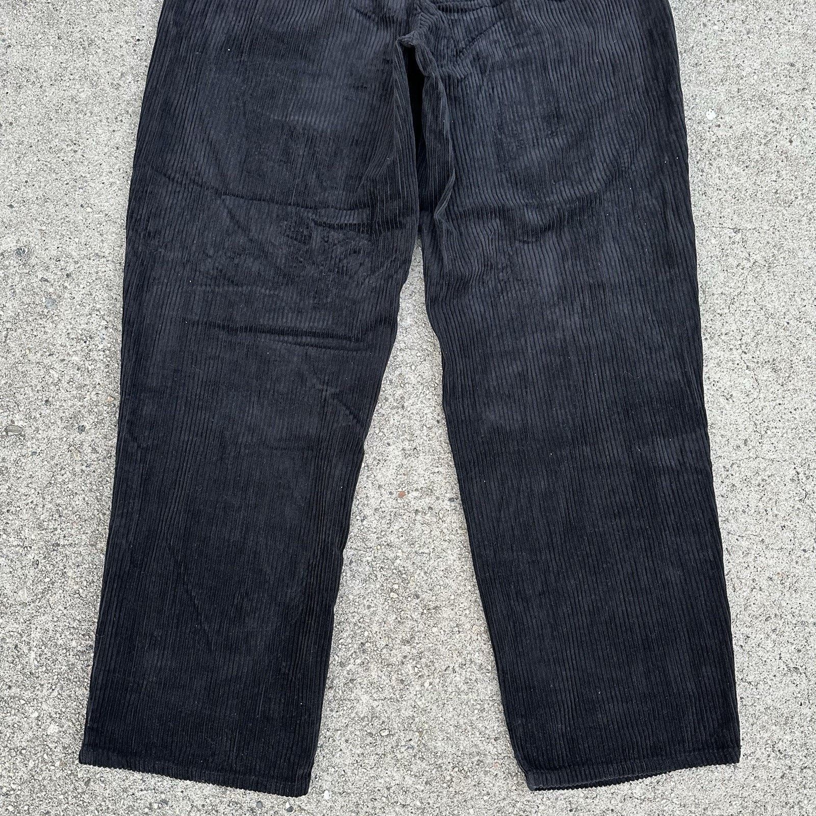 Bugle Boy × Vintage Vintage 90s Bugle Boy Gold Crest Corduroy Baggy Pants 36x32 Size US 36 / EU 52 - 5 Thumbnail