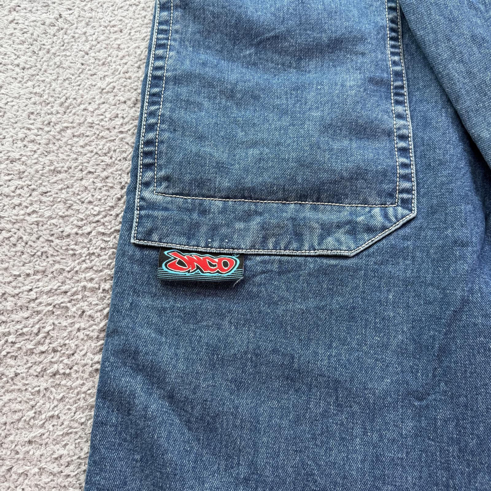JNCO Vintage JNCO Rollin 360 Wide Leg Denim Jeans 30x32 Y2K Baggy Size US 30 / EU 46 - 10 Thumbnail