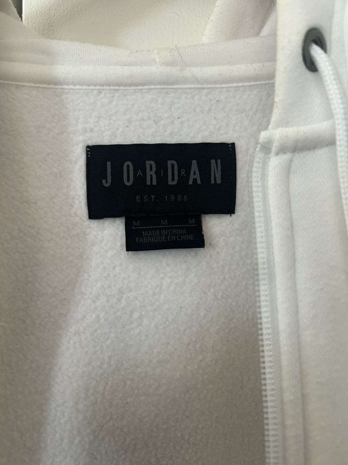 Jordan Brand Jordan Zip Hoodie Used White Size US M / EU 48-50 / 2 - 6 Thumbnail