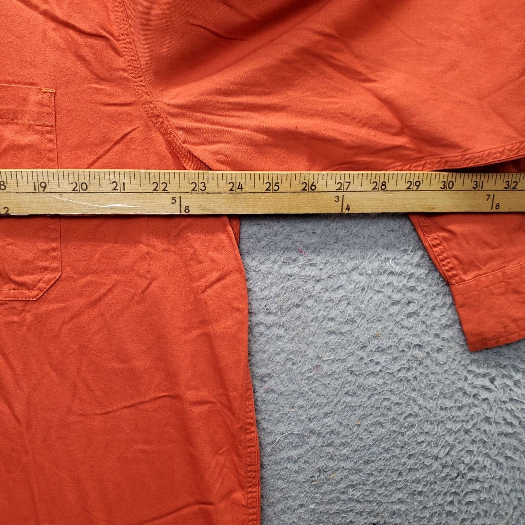 The Territory Ahead Territory Ahead Mens Orange Long Sleeve Button-Down Casual Shirt XLT Size US XL / EU 56 / 4 - 4 Thumbnail