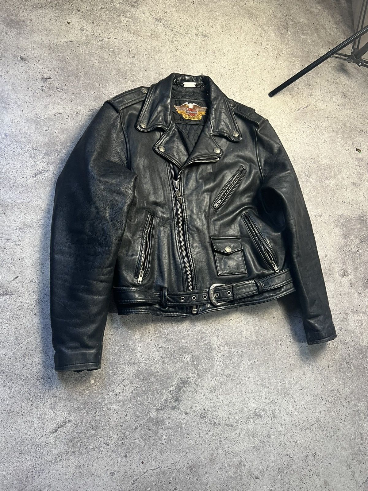 Harley Davidson HARLEY DAVIDSON vintage leather jacket Size US M / EU 48-50 / 2 - 4 Thumbnail