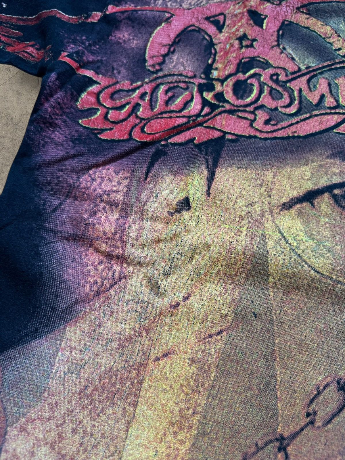 Band Tees AEROSMITH * Get A Grip * All Over Print AOP Tee Size US XL / EU 56 / 4 - 18 Thumbnail