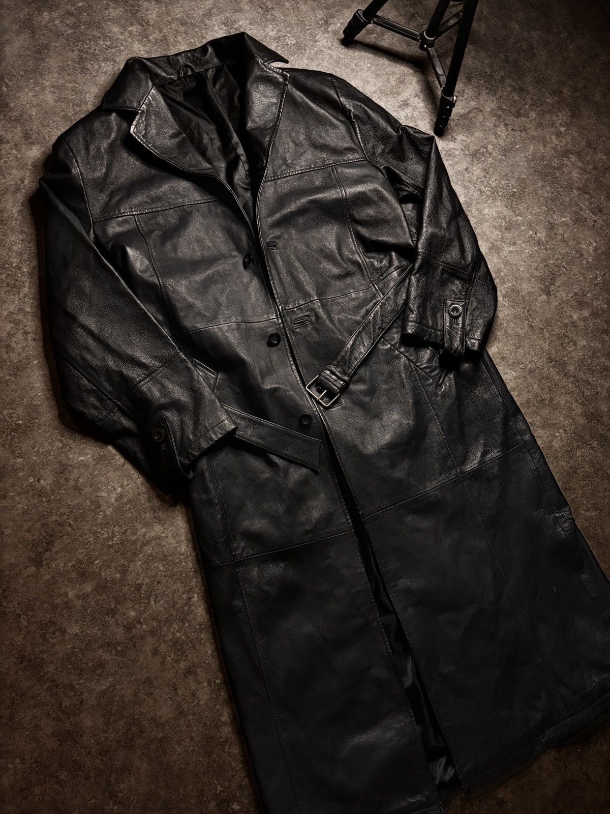 Vintage Trench Real Leather