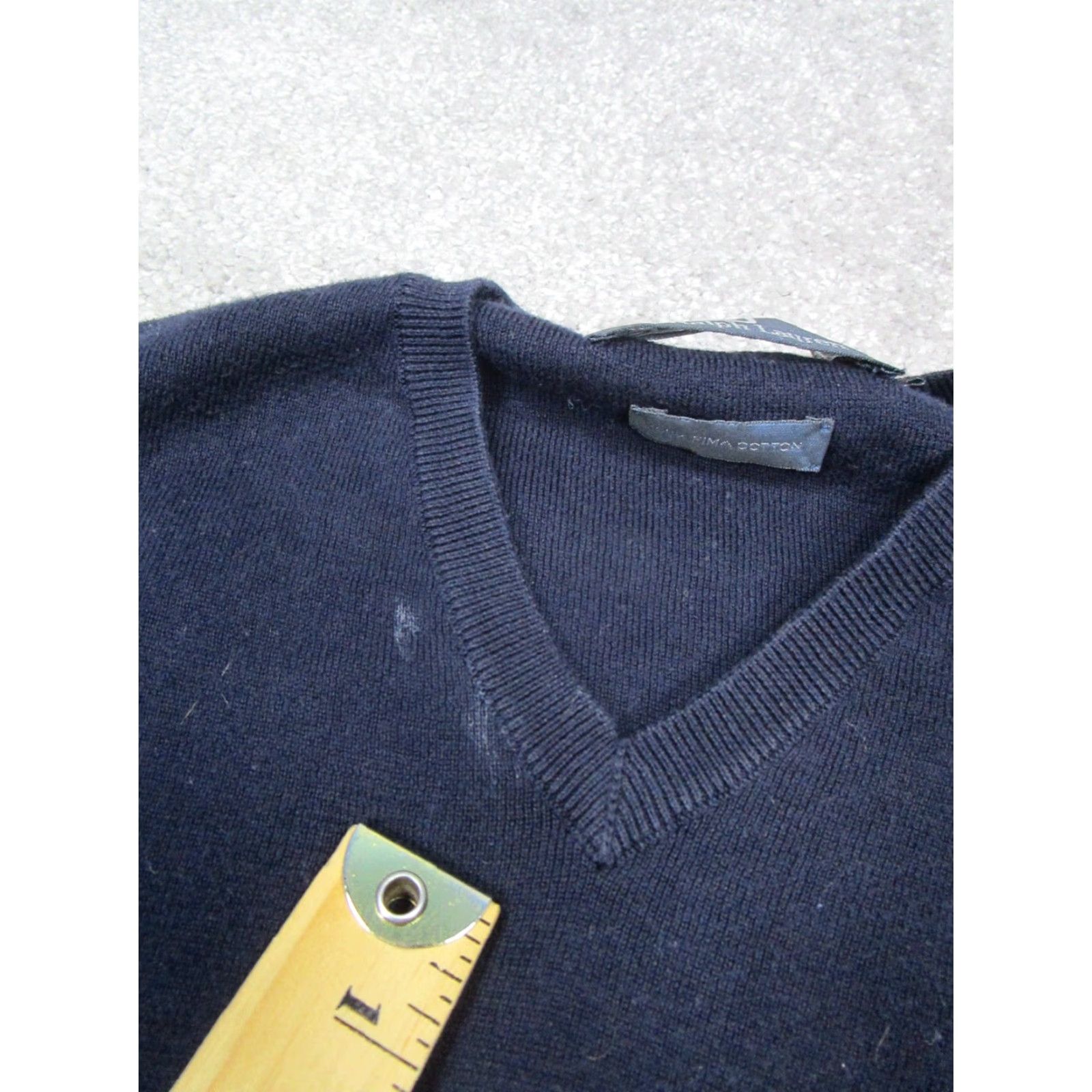 Polo Ralph Lauren VINTAGE Polo Ralph Lauren Sweater Vest Women Small Blue Knit Sleeveless V-Neck Casual Size S / US 4 / IT 40 - 3 Thumbnail