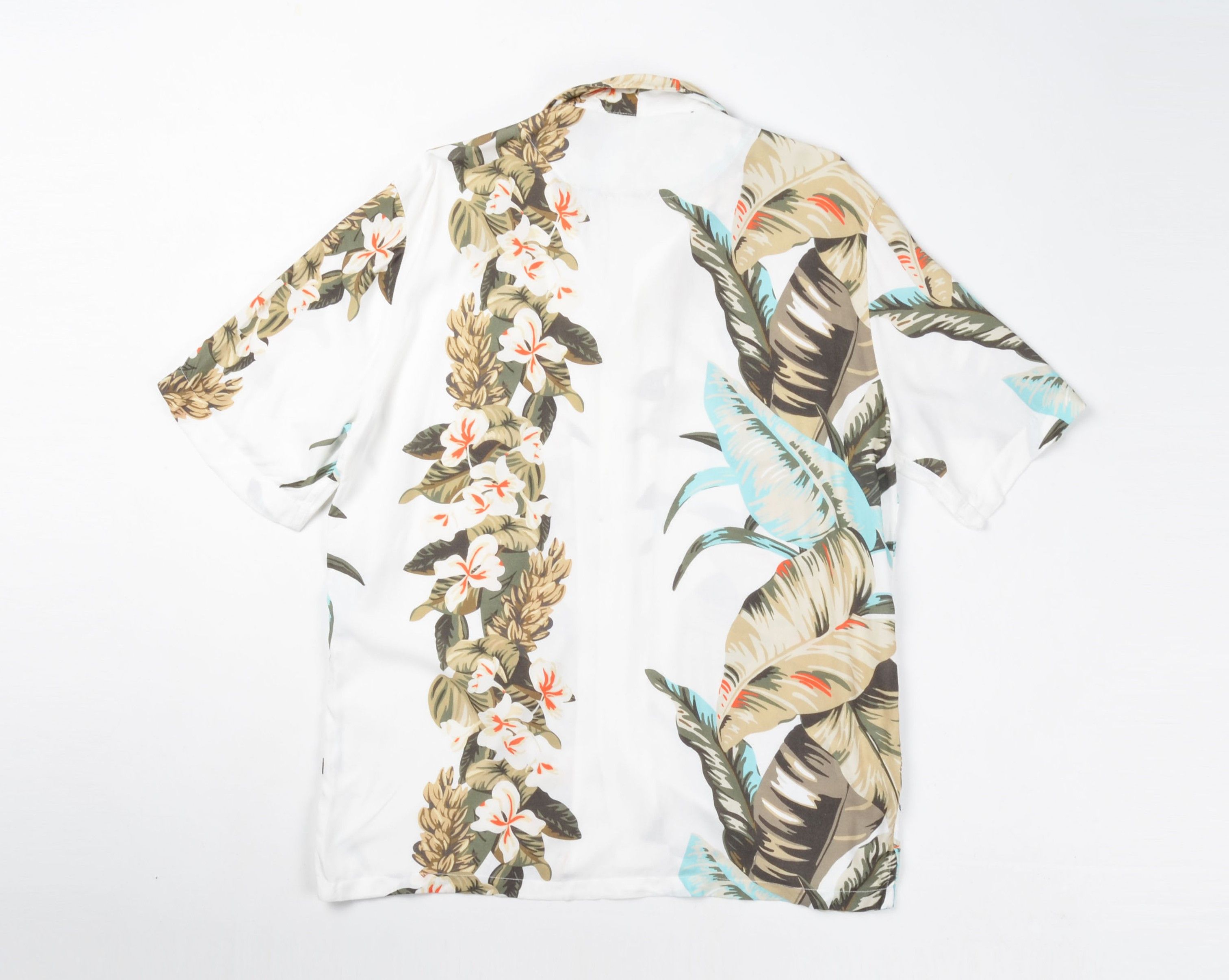 Hugo Boss Hugo Boss Floral Short Sleeve Viscosa Hawaiian Shirt Size US M / EU 48-50 / 2 - 10 Thumbnail