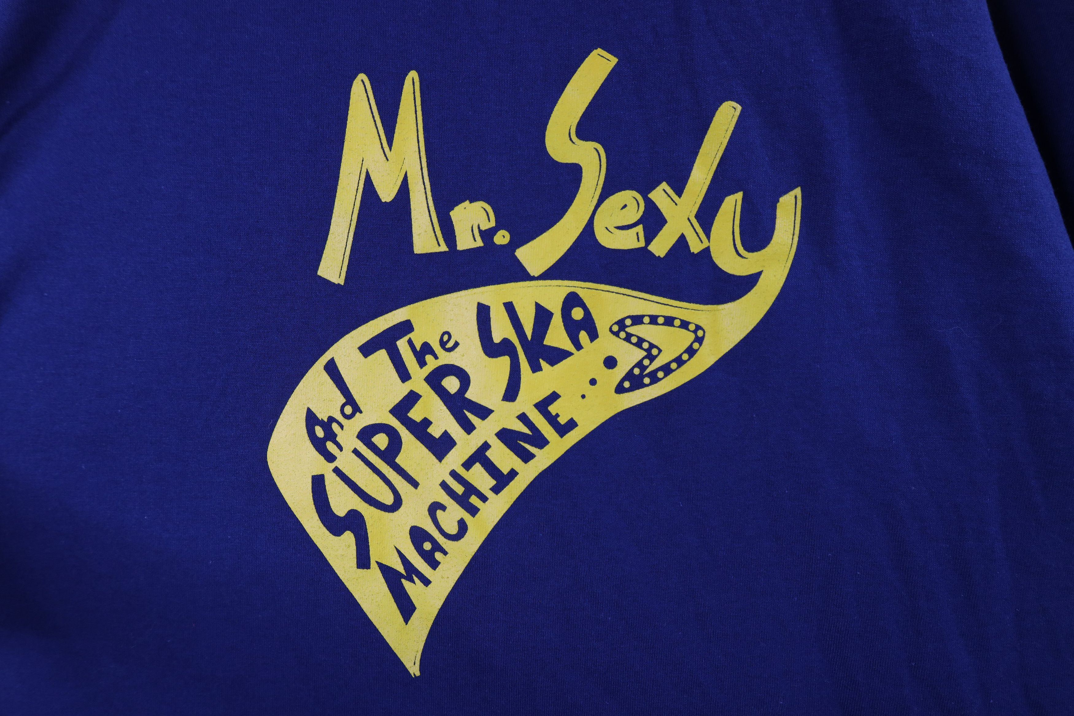 Vintage Y2K Out Mr Sexy and the Super Ska Machine Ringer T-Shirt Size US L / EU 52-54 / 3 - 4 Thumbnail