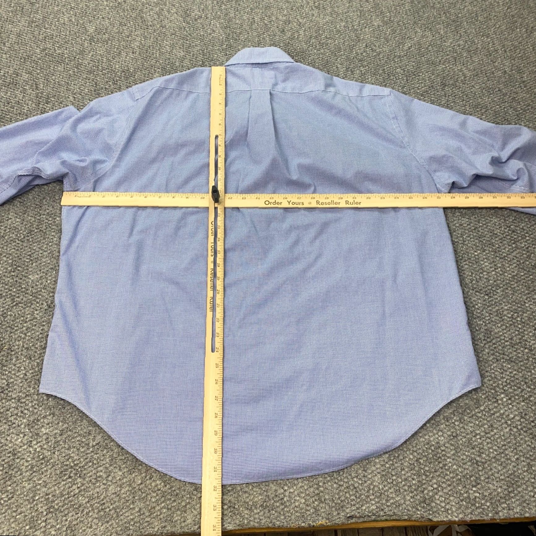 Ralph Lauren Ralph Lauren LRL Black Label Shirt Mens Size 18 Blue Check Gingham Non-Iron Size US XXL / EU 58 / 5 - 5 Thumbnail