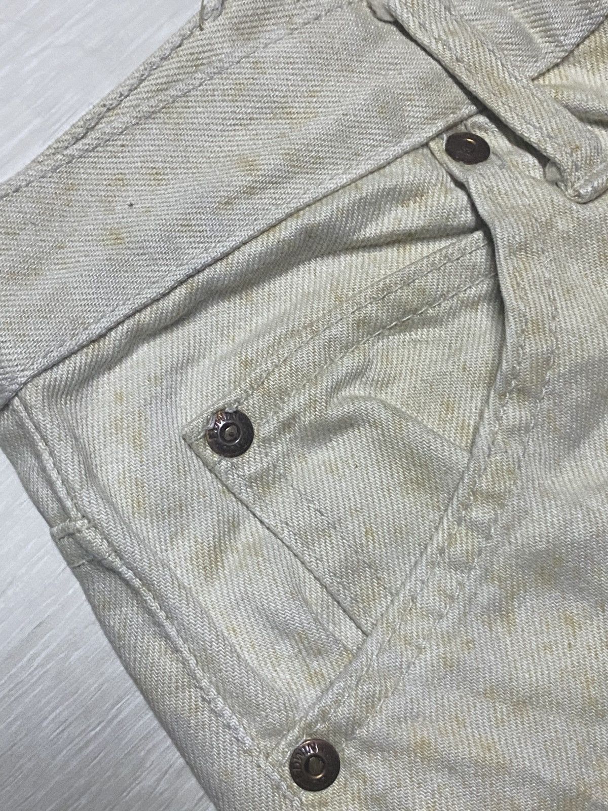 Edwin Edwin Vintage 80s Orange Tab Rusty Straight Loose Jeans Size US 28 / EU 44 - 13 Thumbnail