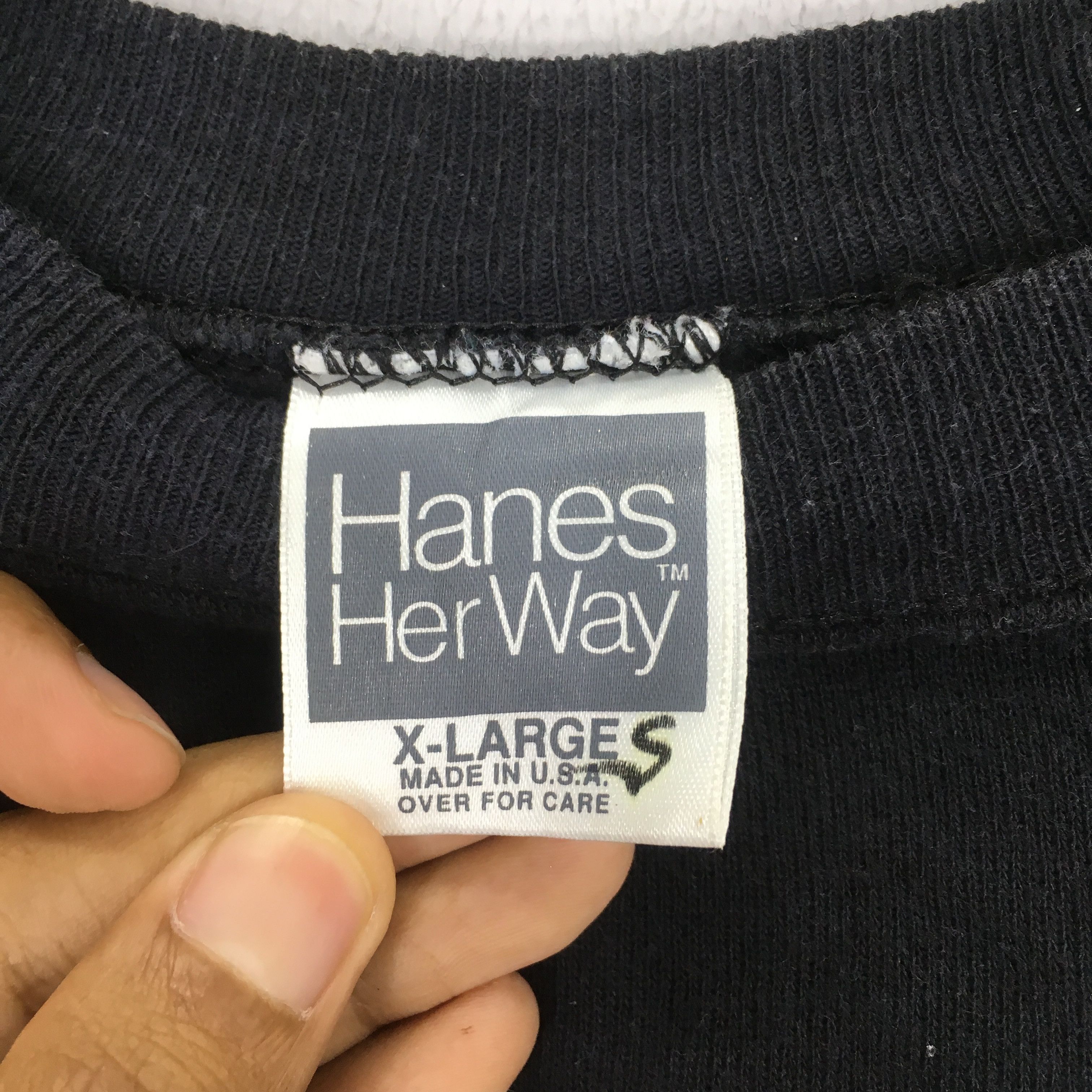 Hanes viuntsge sweatshirt hanes herway blue - 454 Size US XL / EU 56 / 4 - 12 Thumbnail