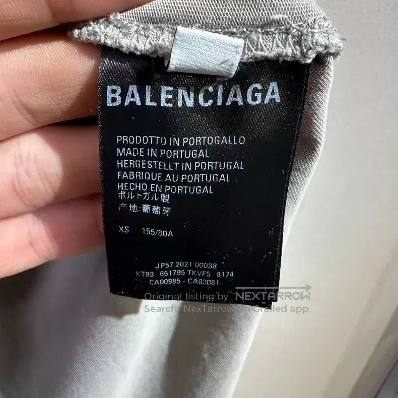 Balenciaga Balenciaga Mosaic Destroyed Letter Short Sleeve Size US XS / EU 42 / 0 - 5 Thumbnail