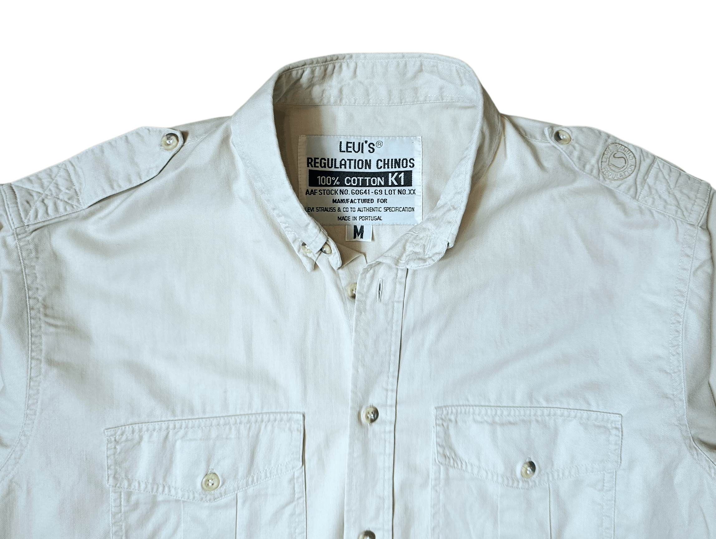 Levi's Vintage Clothing Levis Chinos Military Vintage Shirt Size US M / EU 48-50 / 2 - 1 Thumbnail