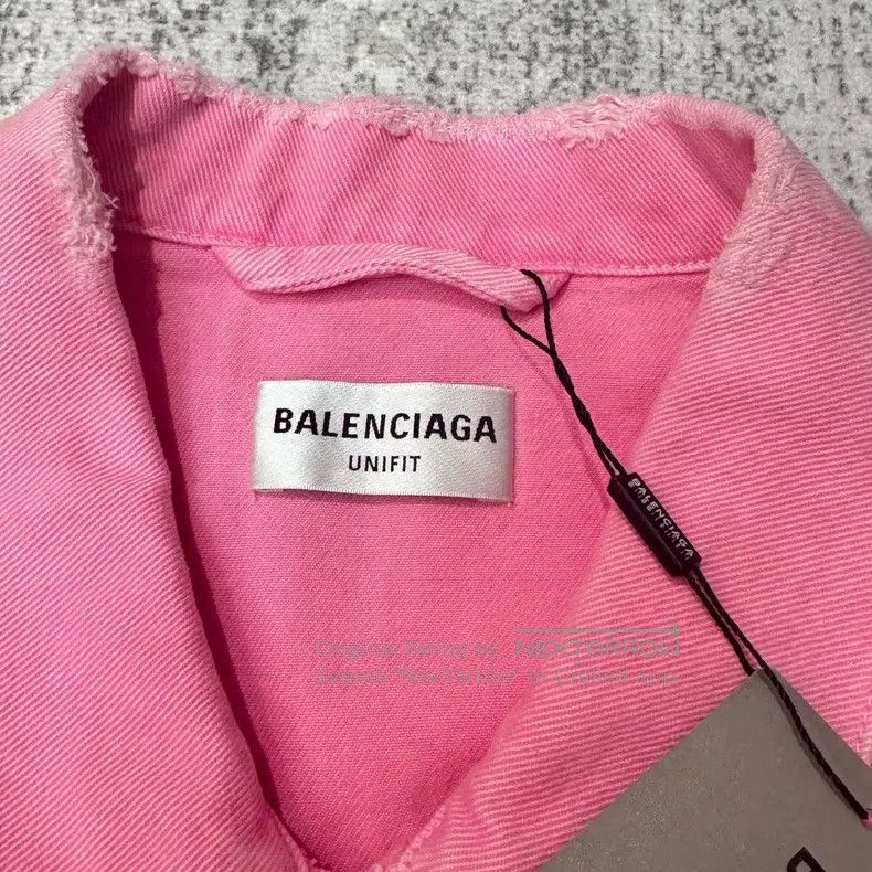 Balenciaga Balenciaga Pink denim jacket Size US M / EU 48-50 / 2 - 4 Thumbnail