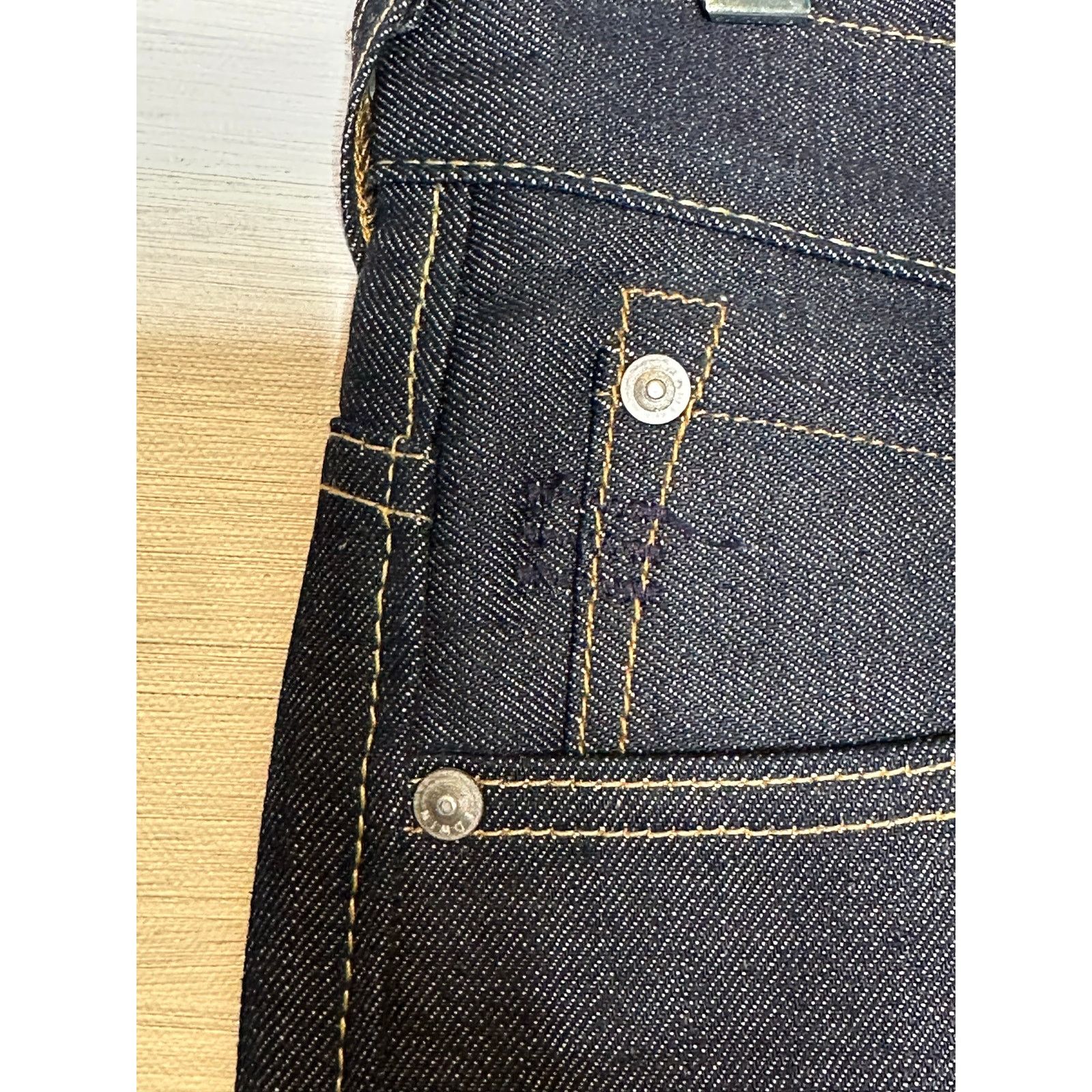 Edwin blue dark wash straight legs jeans size 31