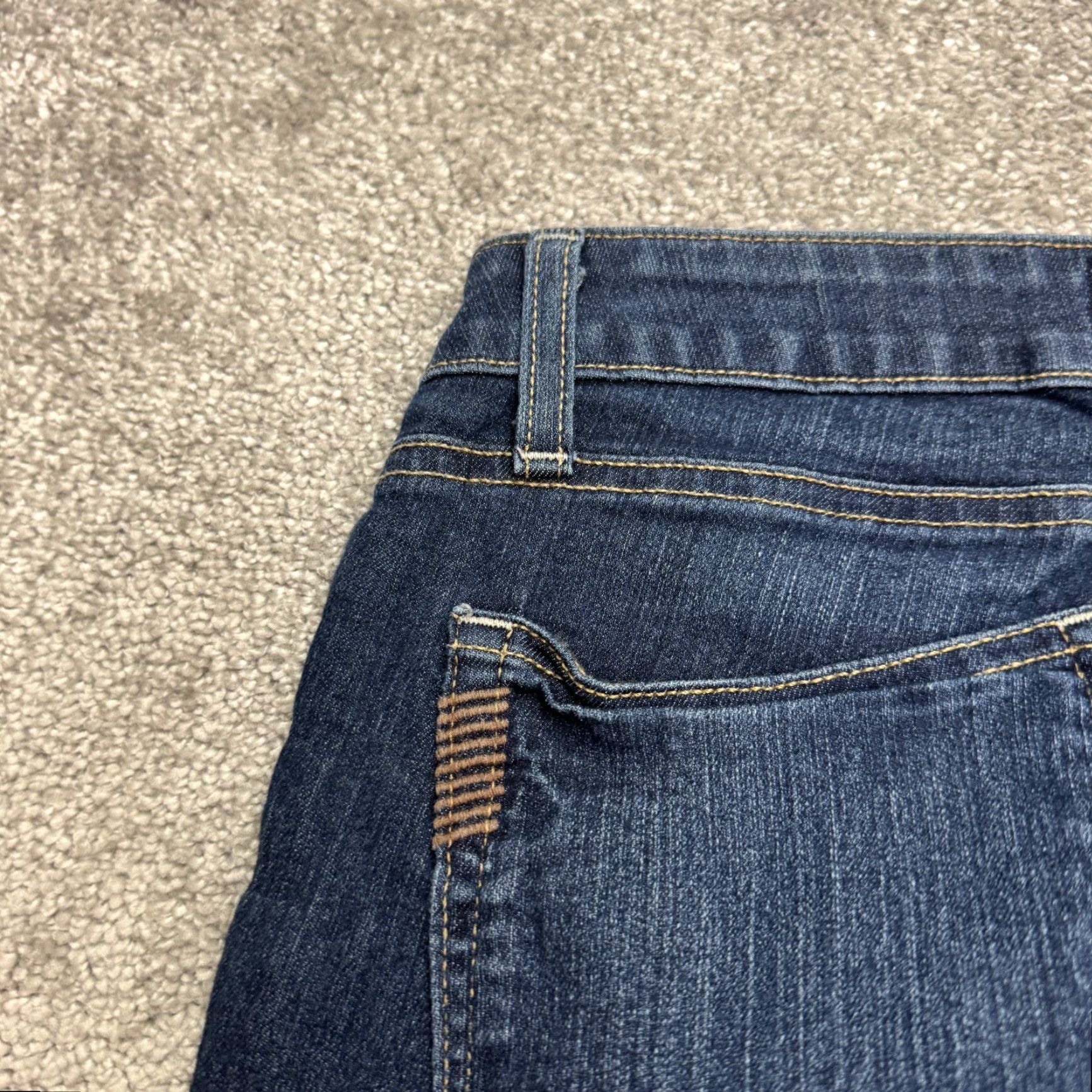 Paige Paige Kylie Crop Jeans Womens 27 Dark Wash Mid Rise Denim Pant Regular 29" Waist 28" Inseam Blue Streetwear Slim Modern Womens Size 27" / US 4 / IT 40 - 5 Thumbnail