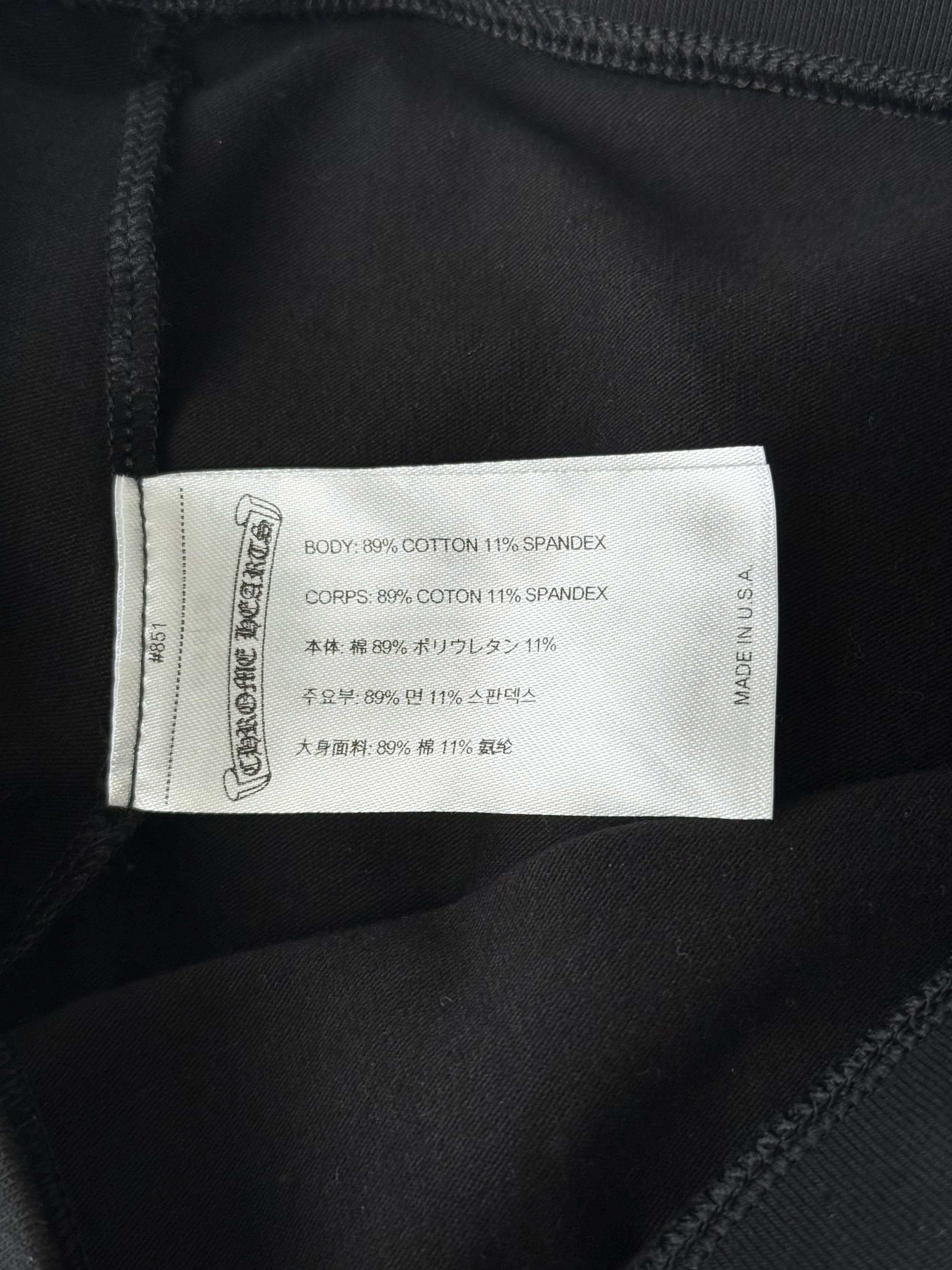 Chrome Hearts Chrome Hearts Black & White Scroll Logo Leggings Size 28" / US 6 / IT 42 - 3 Thumbnail