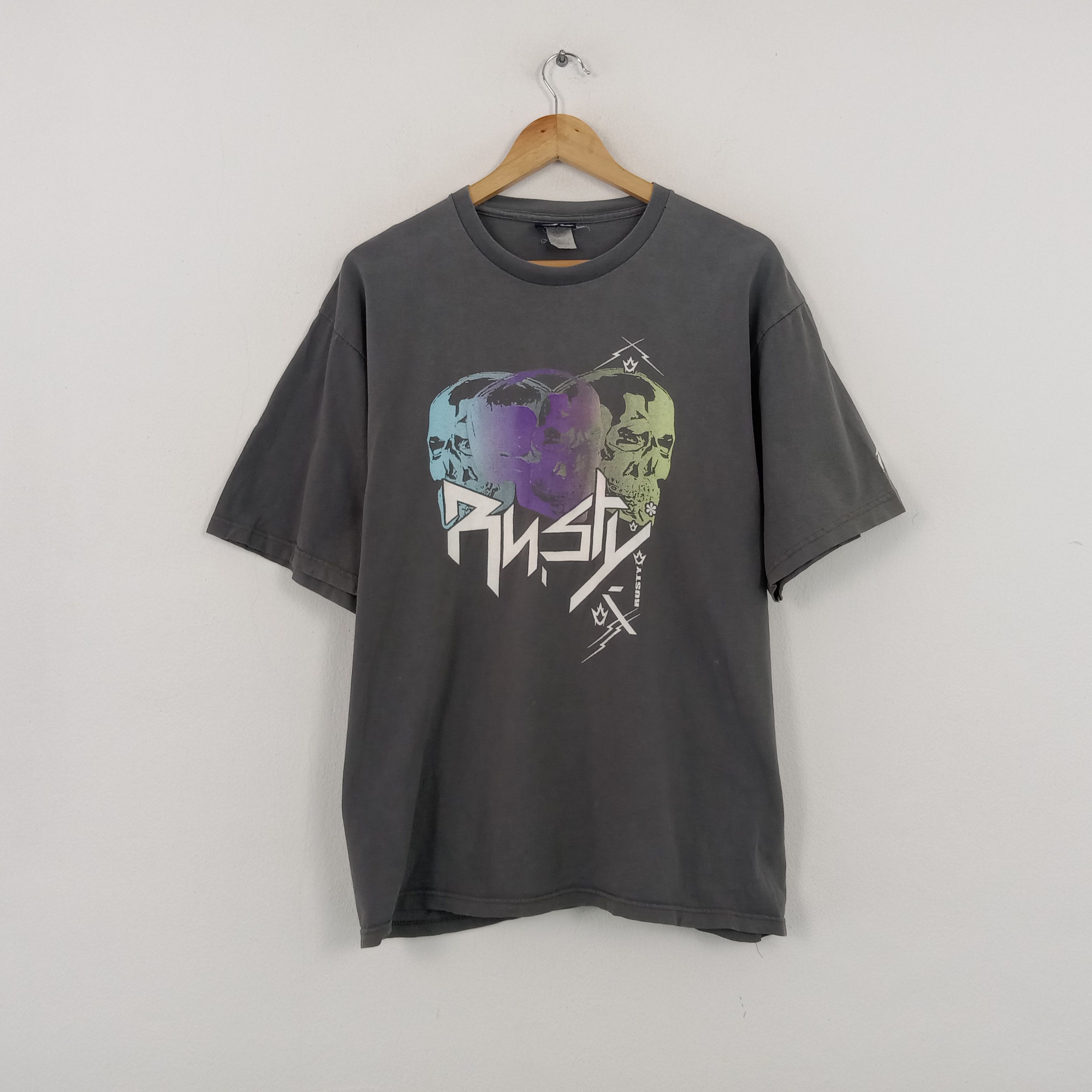 Rusty × Vintage Vintage Rusty Streetwear Skull Art Tshirt Size US L / EU 52-54 / 3 - 1 Thumbnail