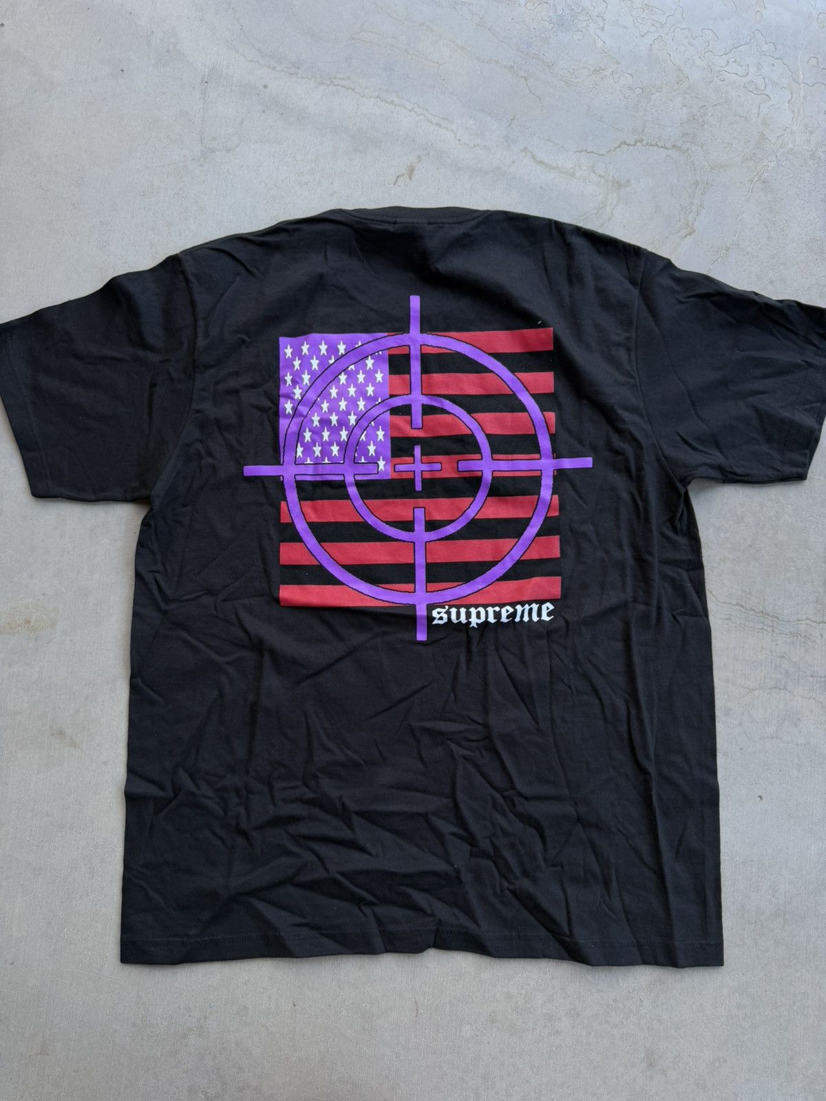 Supreme Target Tee Black Shortsleeve Large New