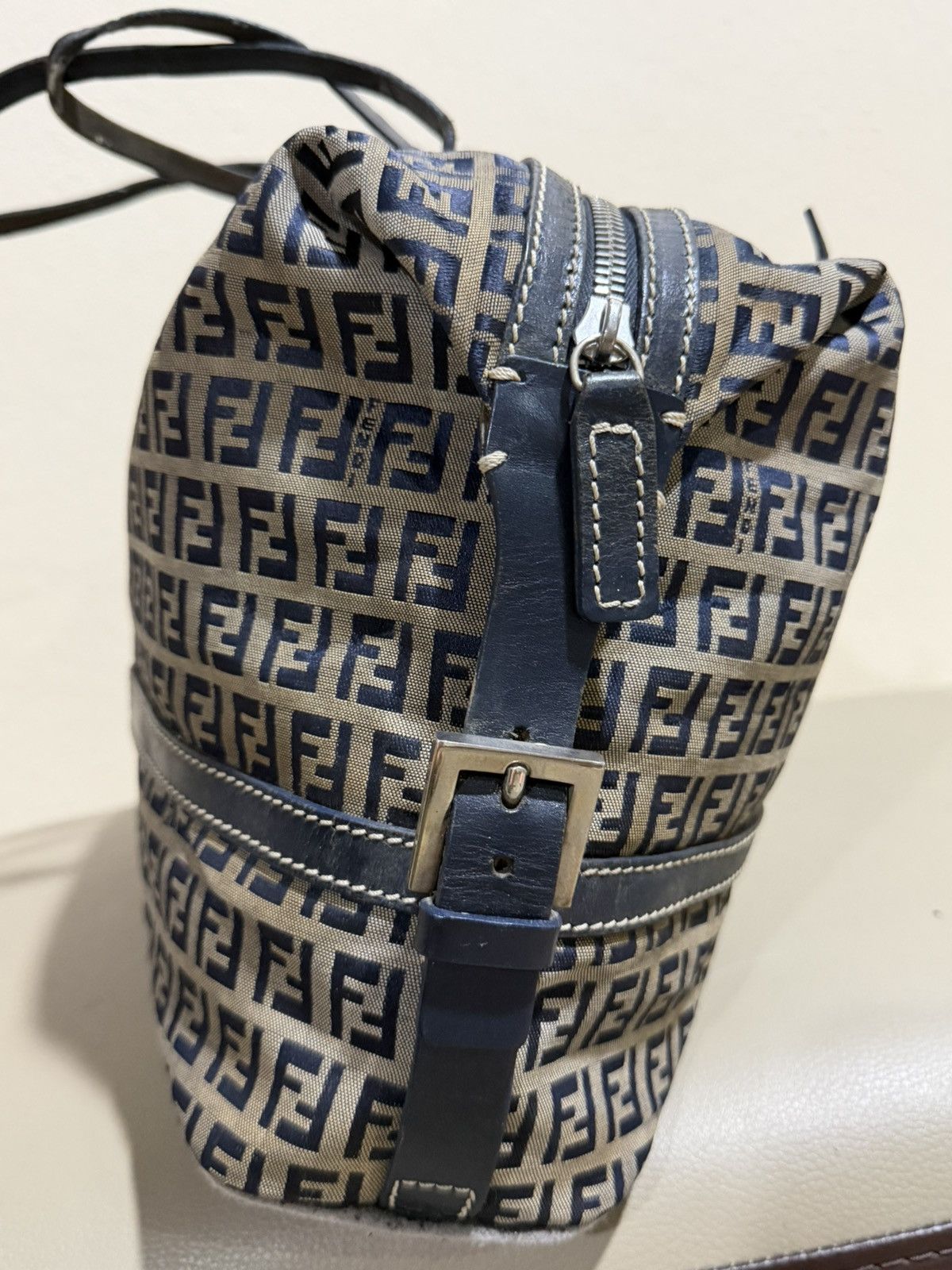Fendi Authentic Fendi Zucca Monogram Canvas Hand Bag Size ONE SIZE - 7 Thumbnail