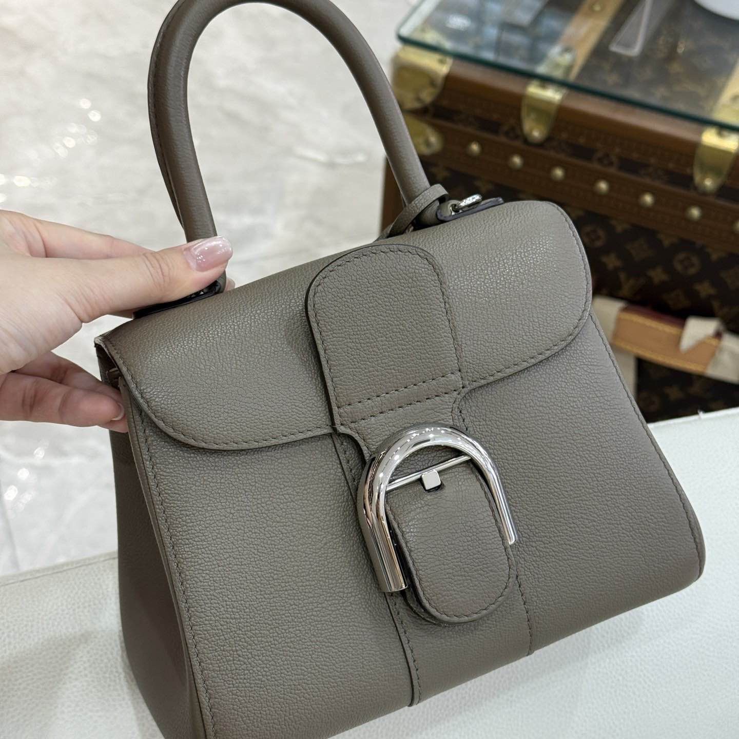 Delvaux Delvaux Brillant Mini Leather Handle Bag Size ONE SIZE - 1 Thumbnail