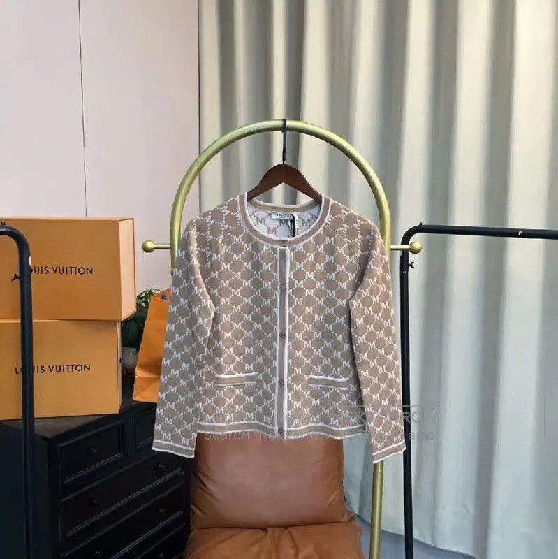 Max Mara MaxMara Brown Wool Cardigan for Women . Size S / US 4 / IT 40 - 1 Thumbnail