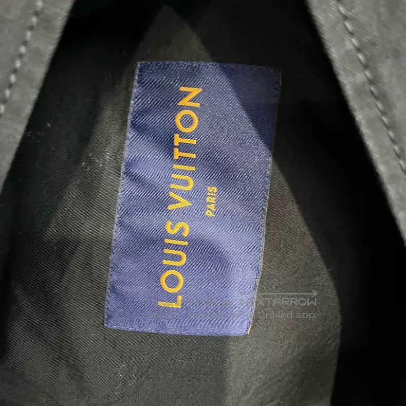Louis Vuitton Louis Vuitton Black Logo Print Lapel Tech Jacket Size US M / EU 48-50 / 2 - 2 Thumbnail