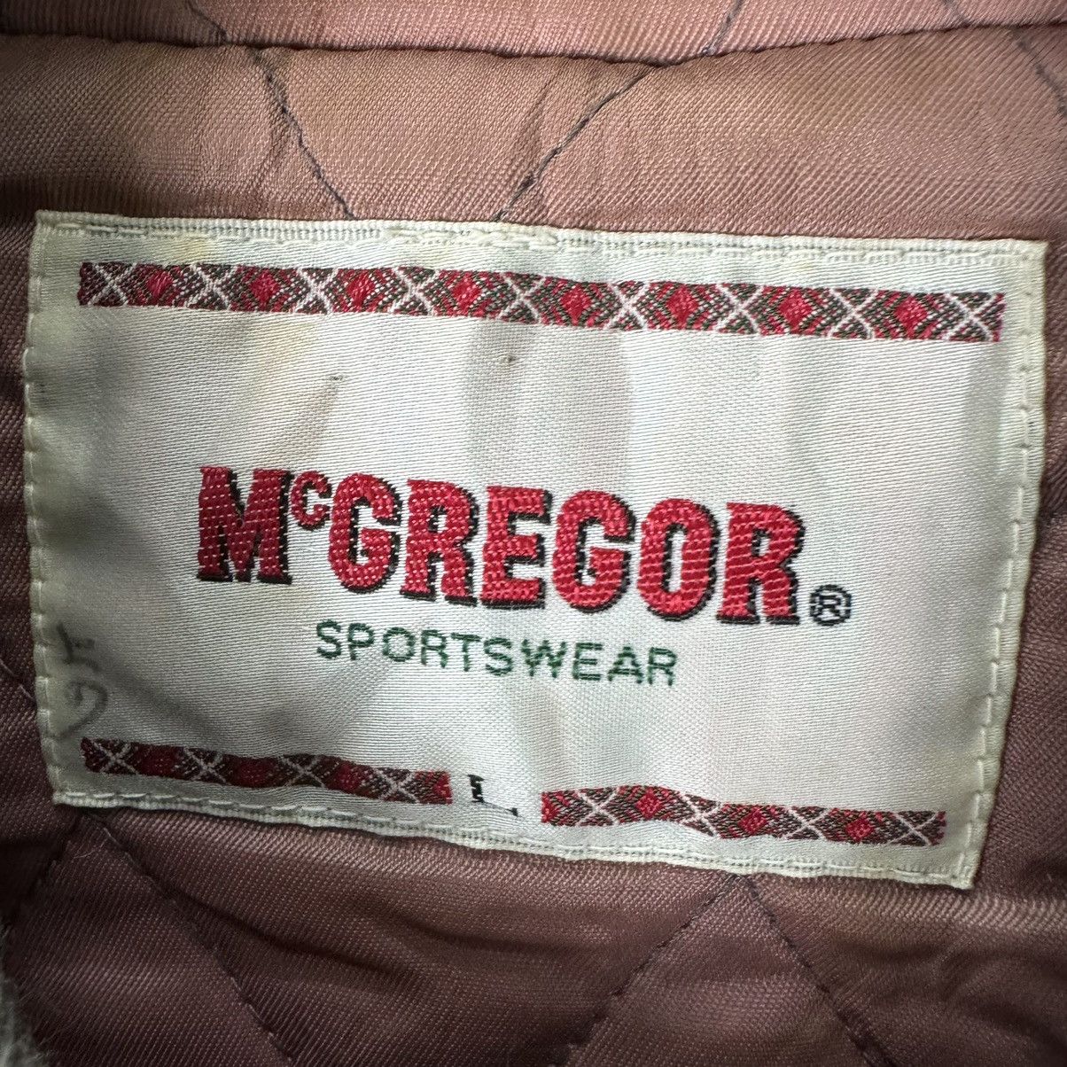 McGregor 🌟90s McGREGOR NAVAJO LEATHER VARSITY JACKET Size US L / EU 52-54 / 3 - 12 Thumbnail