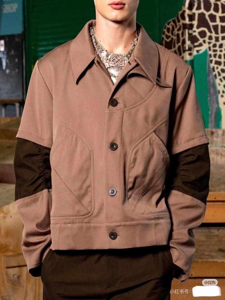 Kiko Kostadinov KIKO KOSTADINOV22FW Yesternow. Kassel Blouson Luxury brown Size US M / EU 48-50 / 2 - 8 Thumbnail