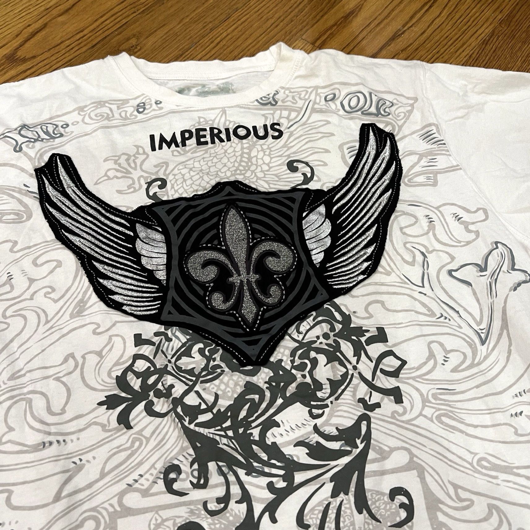 Vintage Imperious Graphic Print T-Shirt Black XL Gothic Mens Size US XL / EU 56 / 4 - 2 Thumbnail