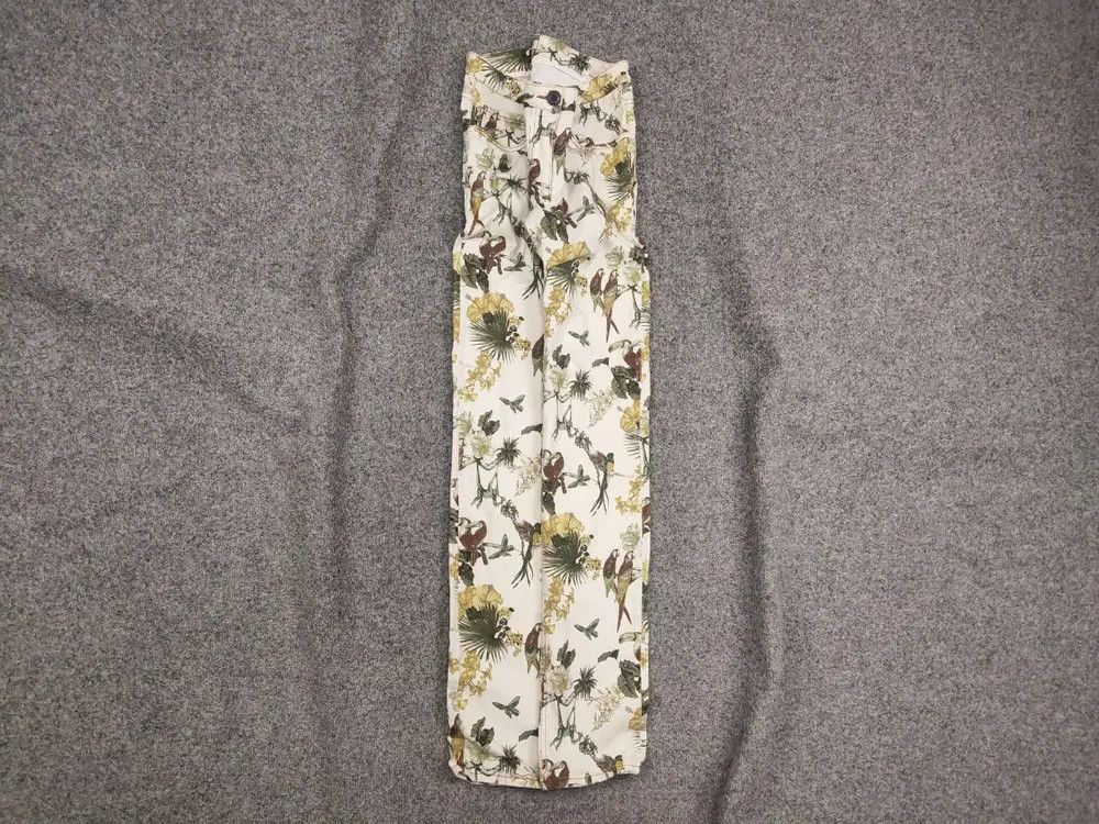 Etro Etro Milano Design Art Pattern bird Floral Slim Denim Jeans Size 30" / US 8 / IT 44 - 1 Thumbnail