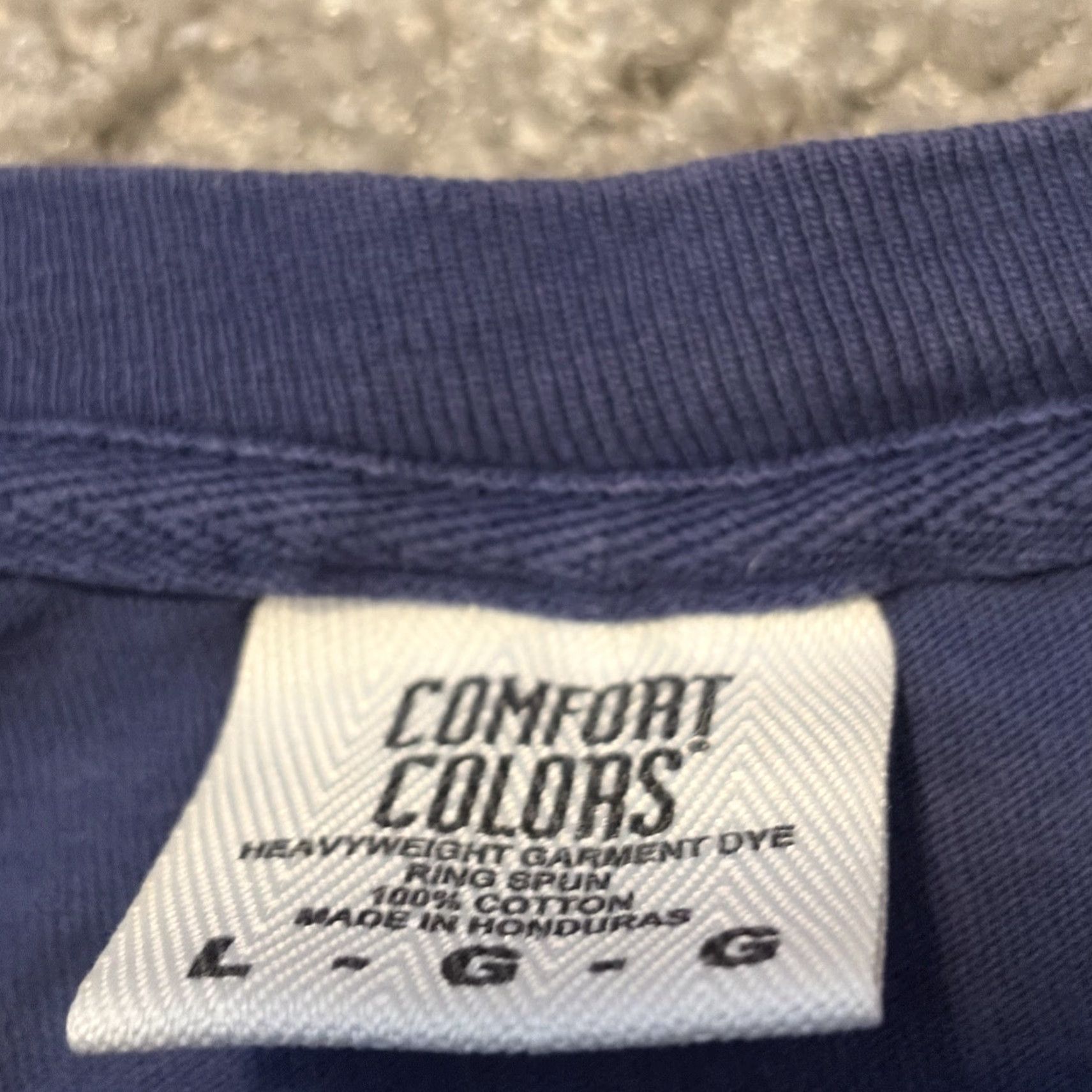 Comfort Colors Comfort Colors T-Shirt Men Large Navy Blue University Razorbacks NCAA Size US L / EU 52-54 / 3 - 7 Thumbnail
