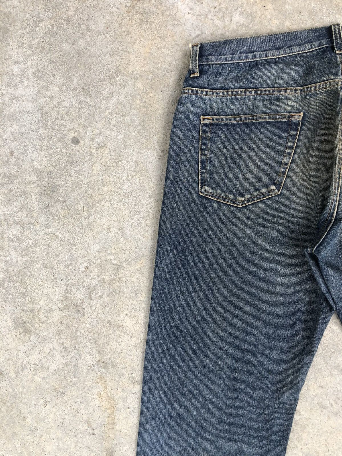 Tom Ford Gucci Embroidered Logo Staright Cut Distressed Denim Size US 34 / EU 50 - 9 Thumbnail
