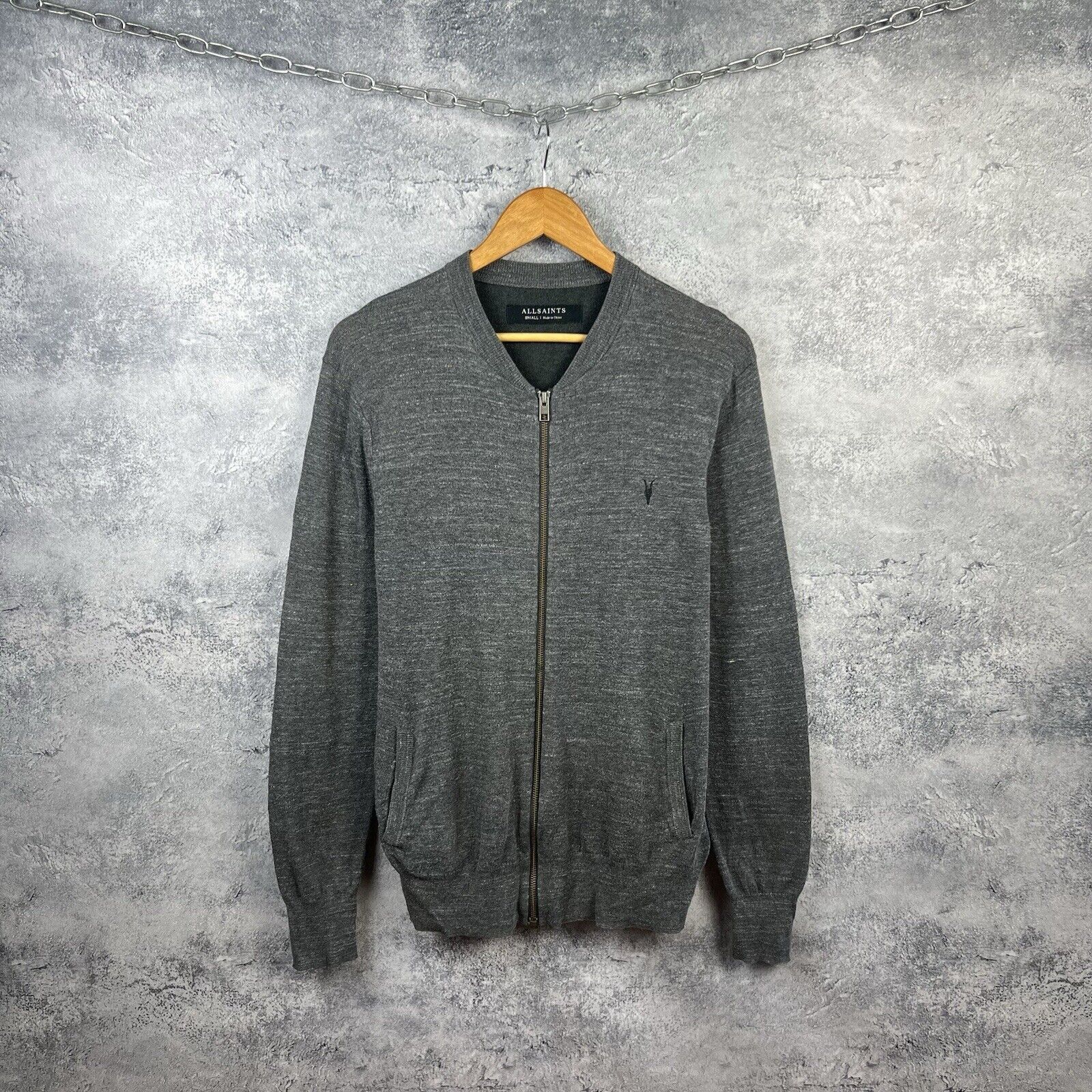 Allsaints Allsaints Bomber Sweatshirt Men's Size S Long Sleeve Size US S / EU 44-46 / 1 - 1 Thumbnail