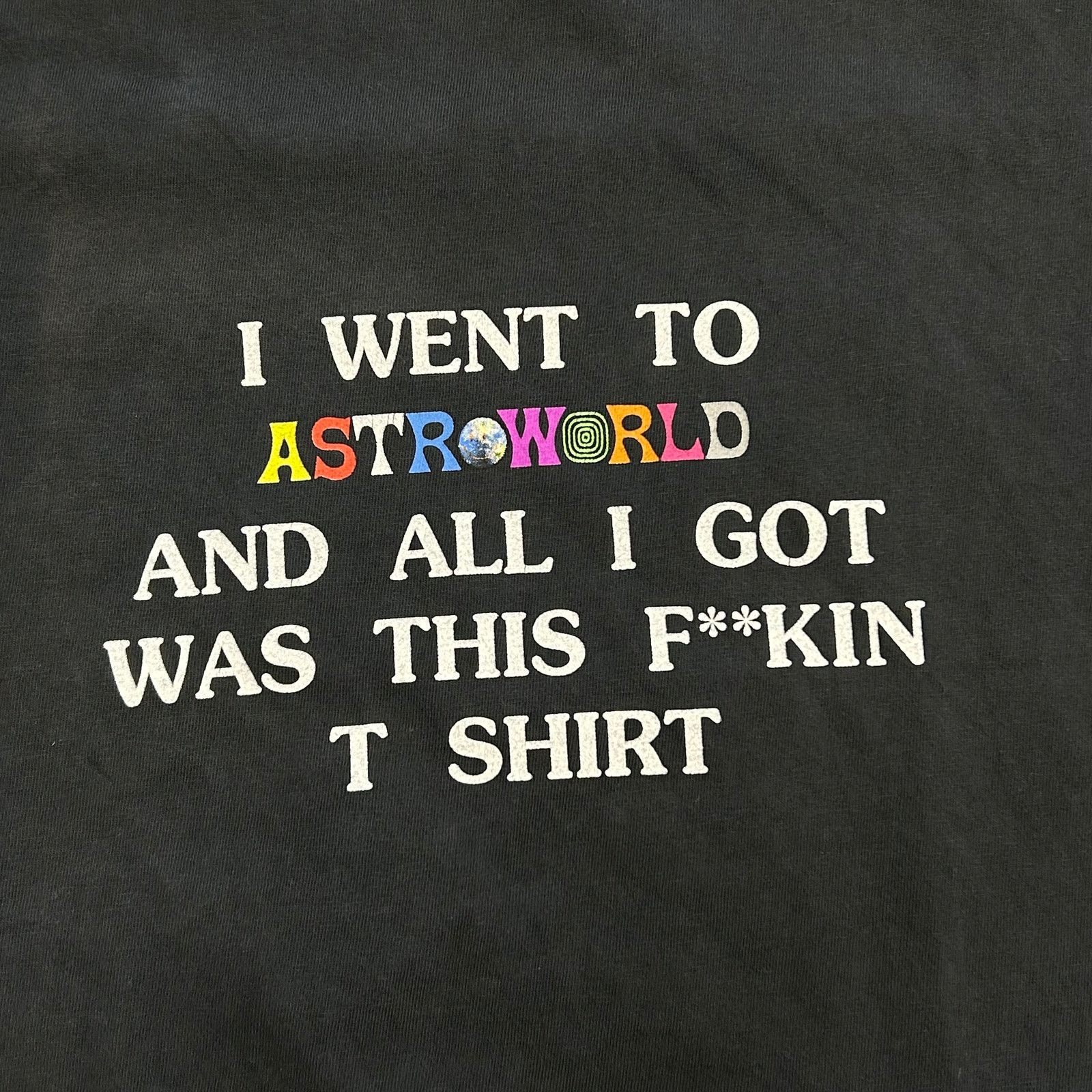 Travis Scott Travis Scott Astroworld I Went To Astroworld Tee Small S Size US S / EU 44-46 / 1 - 5 Thumbnail