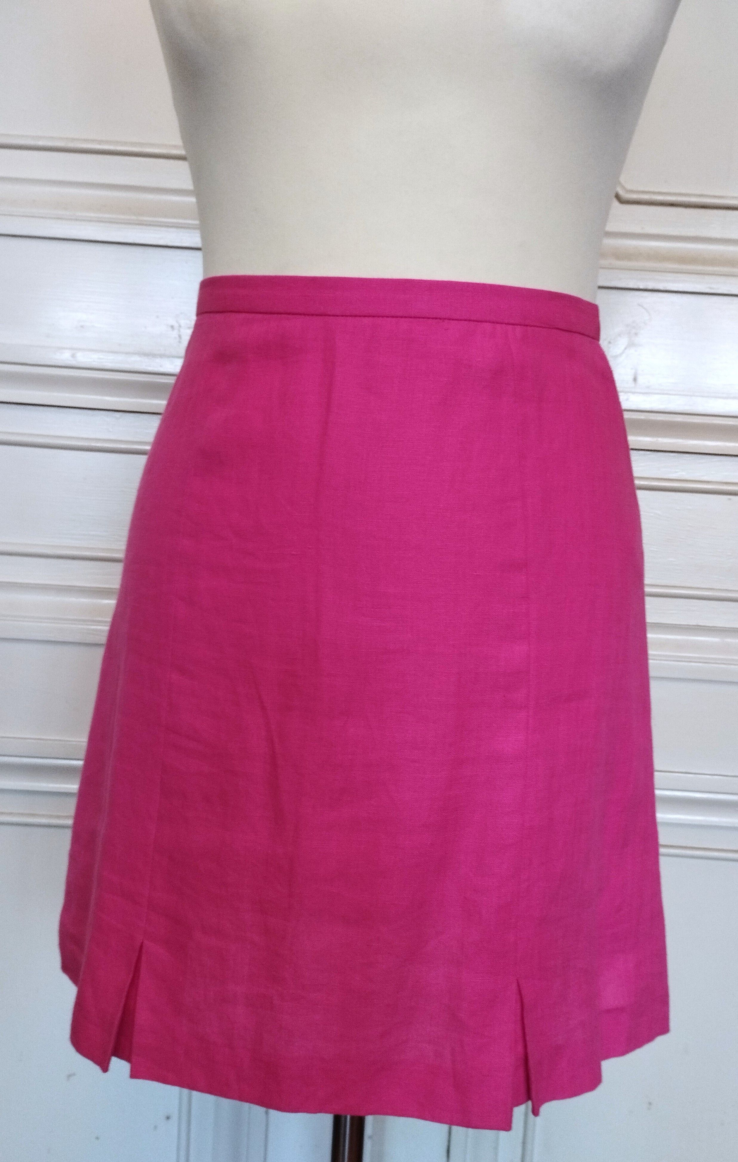 Kenzo Kenzo Jupe Lin Semi Tulipe T XS T32/34 Size 25" / US 0 / IT 36 - 1 Thumbnail