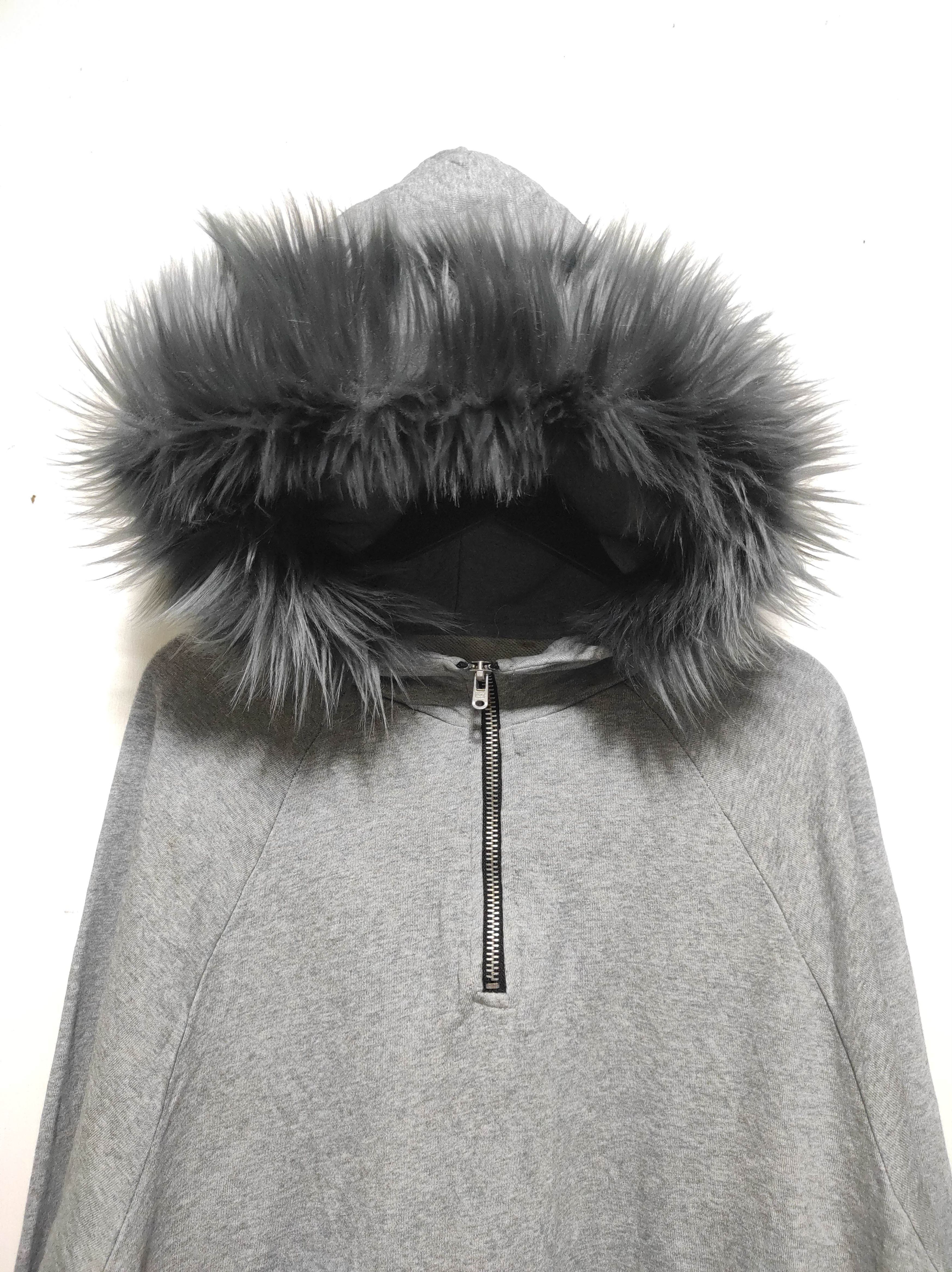 FOG FOG Half Zip Fur Hoodie i6w9 LBG style Size US L / EU 52-54 / 3 - 3 Thumbnail