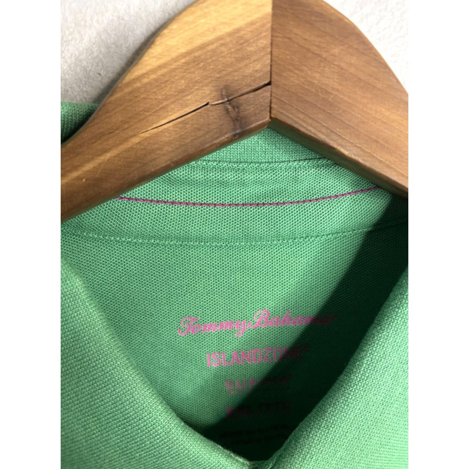 Tommy Bahama Tommy Bahama Polo Shirt Mens 2XL Green IslandZone Supima Golf Casual Comfort Size US XL / EU 56 / 4 - 3 Thumbnail